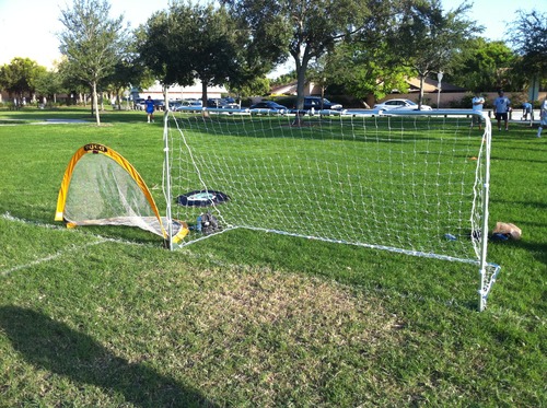 PUGG Pop Up Soccer Goal, Includes Two Goals & Bag | Portable Training Set With Knitted Poly Net, The Original Pickup Game Goal customer photo 2