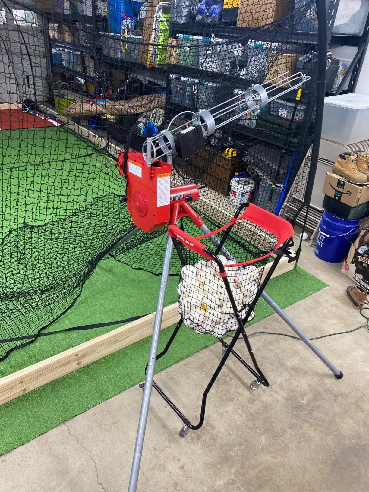 Heater Sports Heavy-Duty Baseball Pitching Machine W/Bonus Ball Feeder customer photo 2