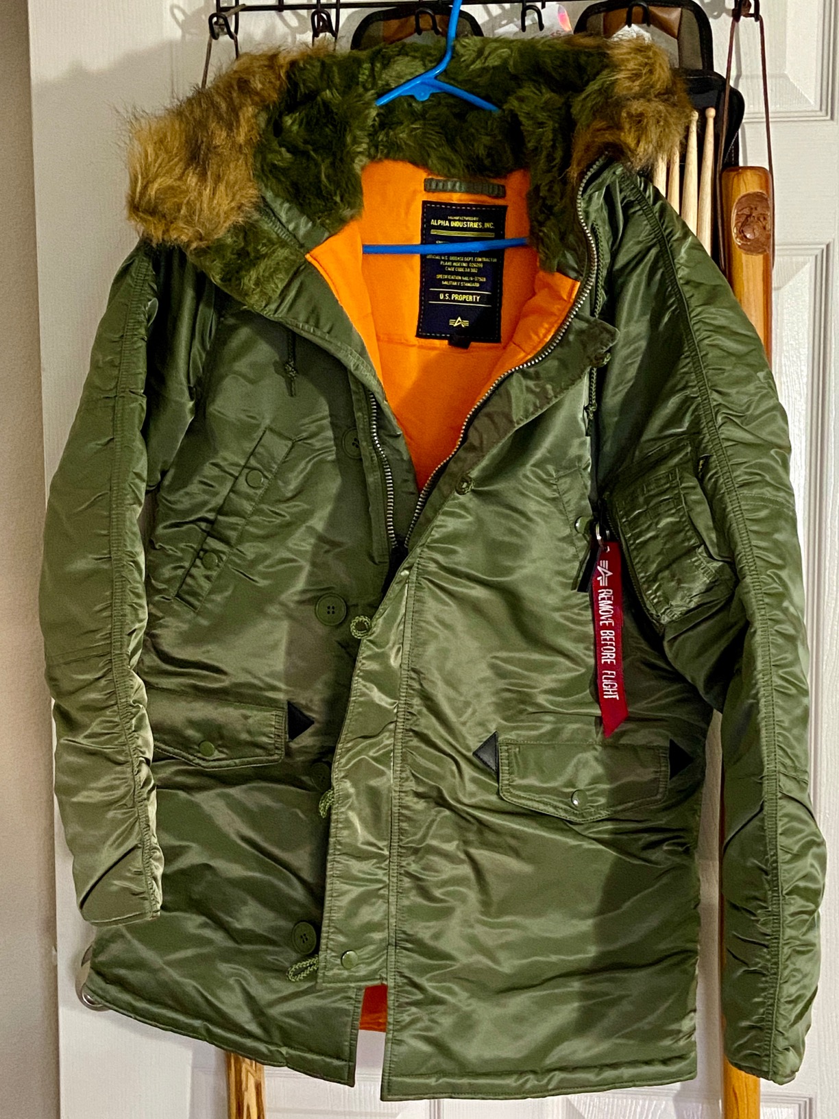 Alpha Industries mens Slim Fit N-3b Parka customer photo 1