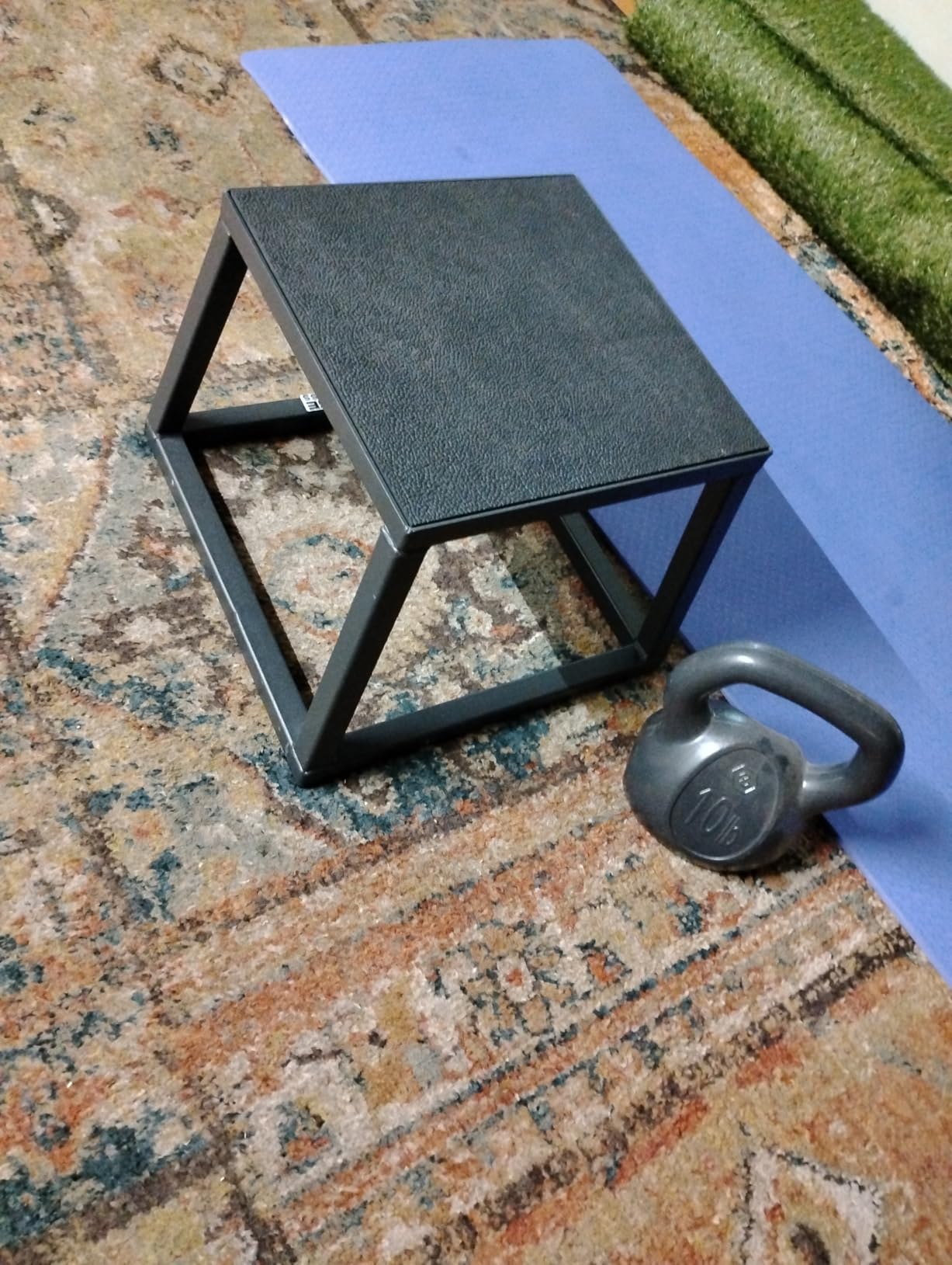 Rage Fitness Steel Plyo Box 12-18-24 Inch High Anti-Slip Pre-Assembled Plyometric Jump Box for Home Gym customer photo 2
