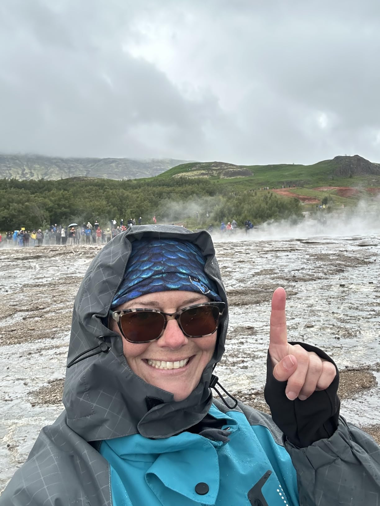 Diamond Candy Women's Lightweight Waterproof Rain Jacket with Hood for Hiking, Travel and Rainy Days customer photo 2