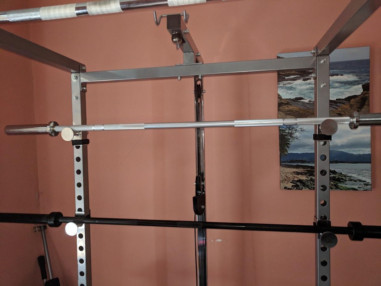 Rage Fitness Olympic Training Barbell (6FT) (15 Pound Weight) (300 LBS Capacity), Home Gym Fitness Equipment, Strength Training Workout Bar customer photo 1