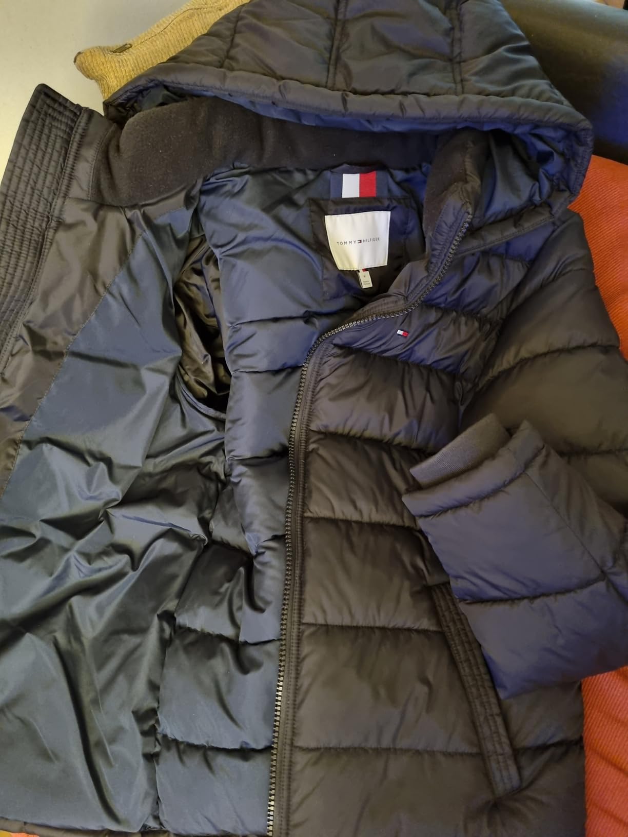 Tommy Hilfiger Men's Down Alternative Hooded Puffer Jacket (Standard and Big & Tall) customer photo 1