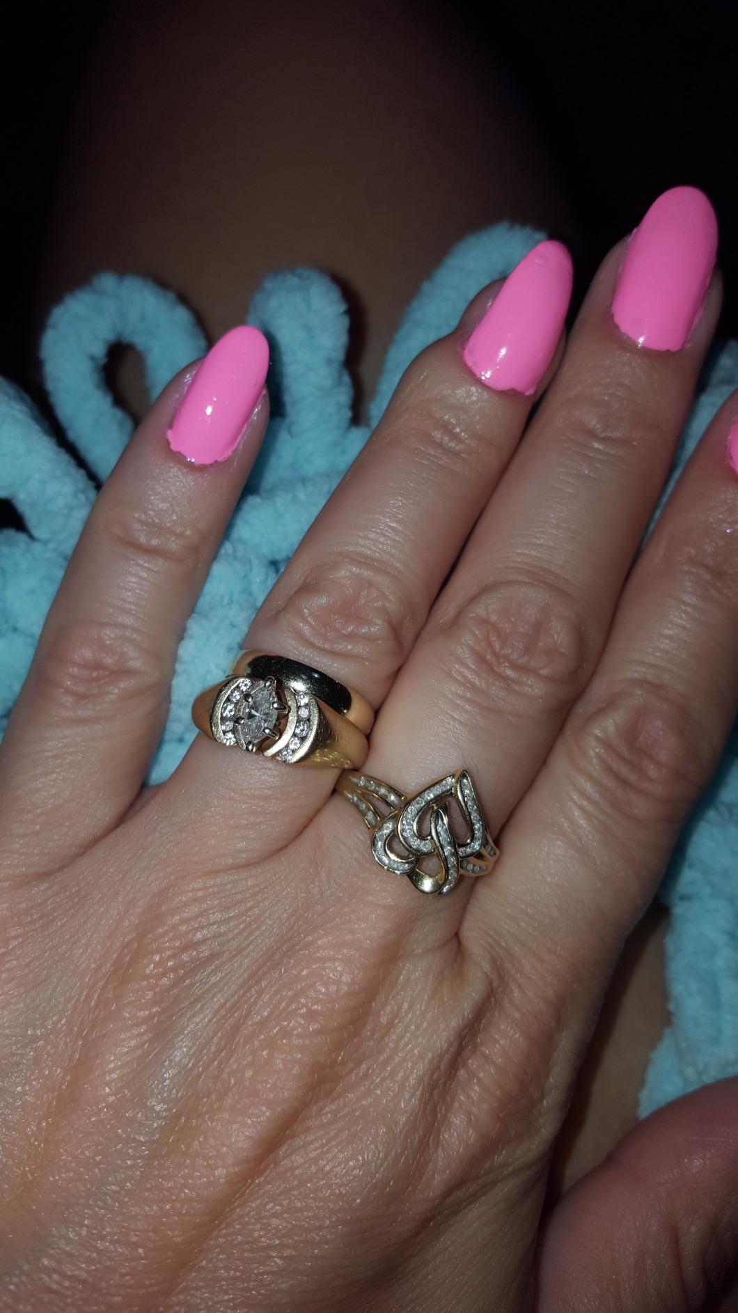 DECADENCE 10K or 14K Yellow & White Gold 3mm Polished Plain Wedding Band, Size 4-12 customer photo 1