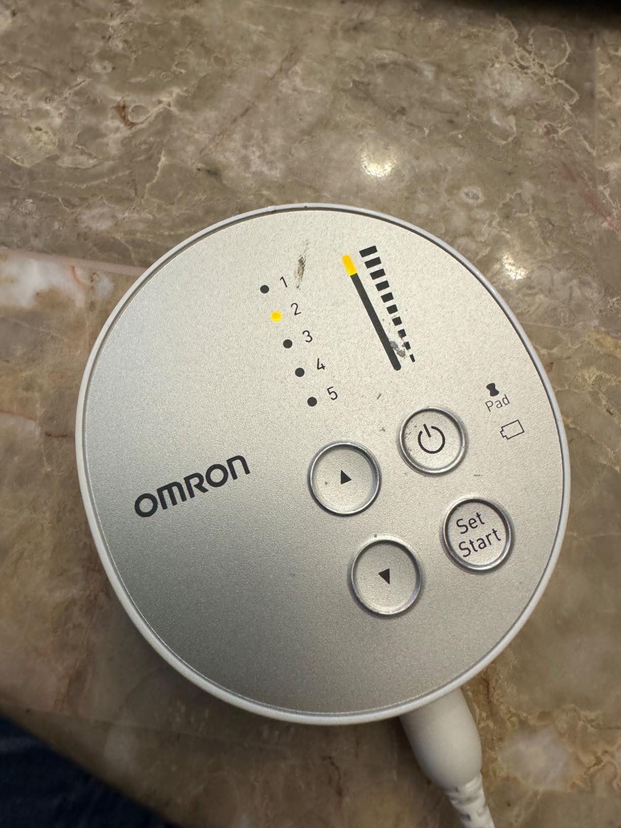 Omron Pocket Pain Pro TENS Unit Muscle Stimulator for Drug-Free Pain Relief - Portable Electric Massager for Muscles and Joints - Includes 2 Reusable TENS Unit Pads customer photo 2