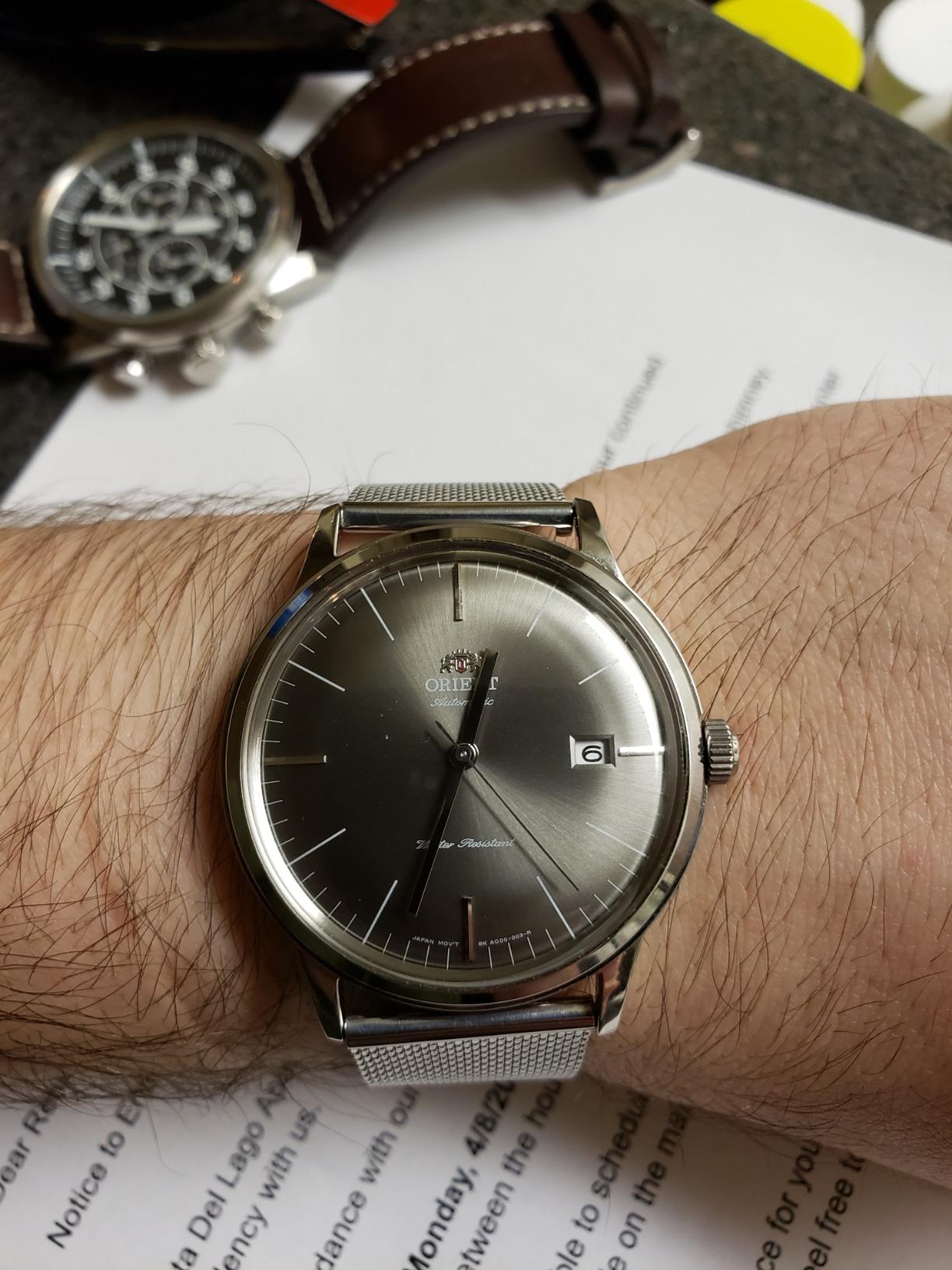 Bambino Version 3 | Automatic / Hand-Winding Movement | Stainless Steel Case | Classic Watch | Domed Mineral Crystal | 40.5 mm Case Diameter customer photo 2