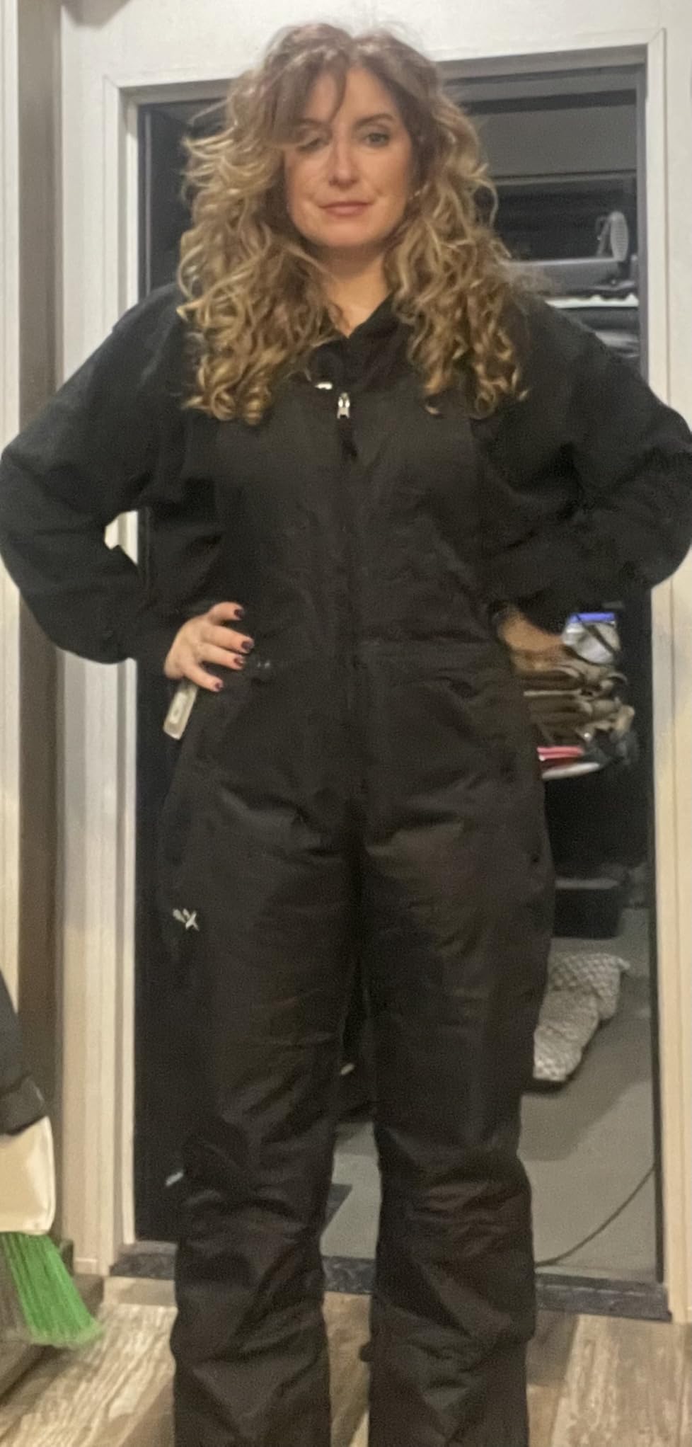 Women's Essential Insulated Ski Bibs, Water Resistant Snow Pants for Skiing & Snowboarding customer photo 1