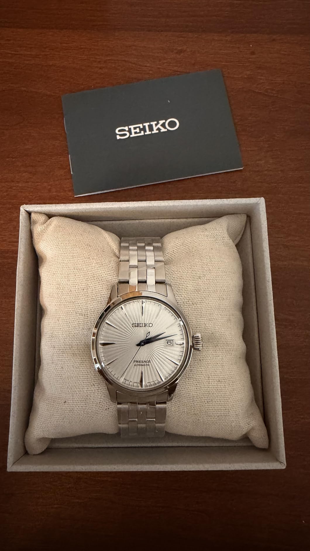 Seiko Men's Presage Cocktail Time Automatic Watch, 50M Water-Resistant customer photo 2