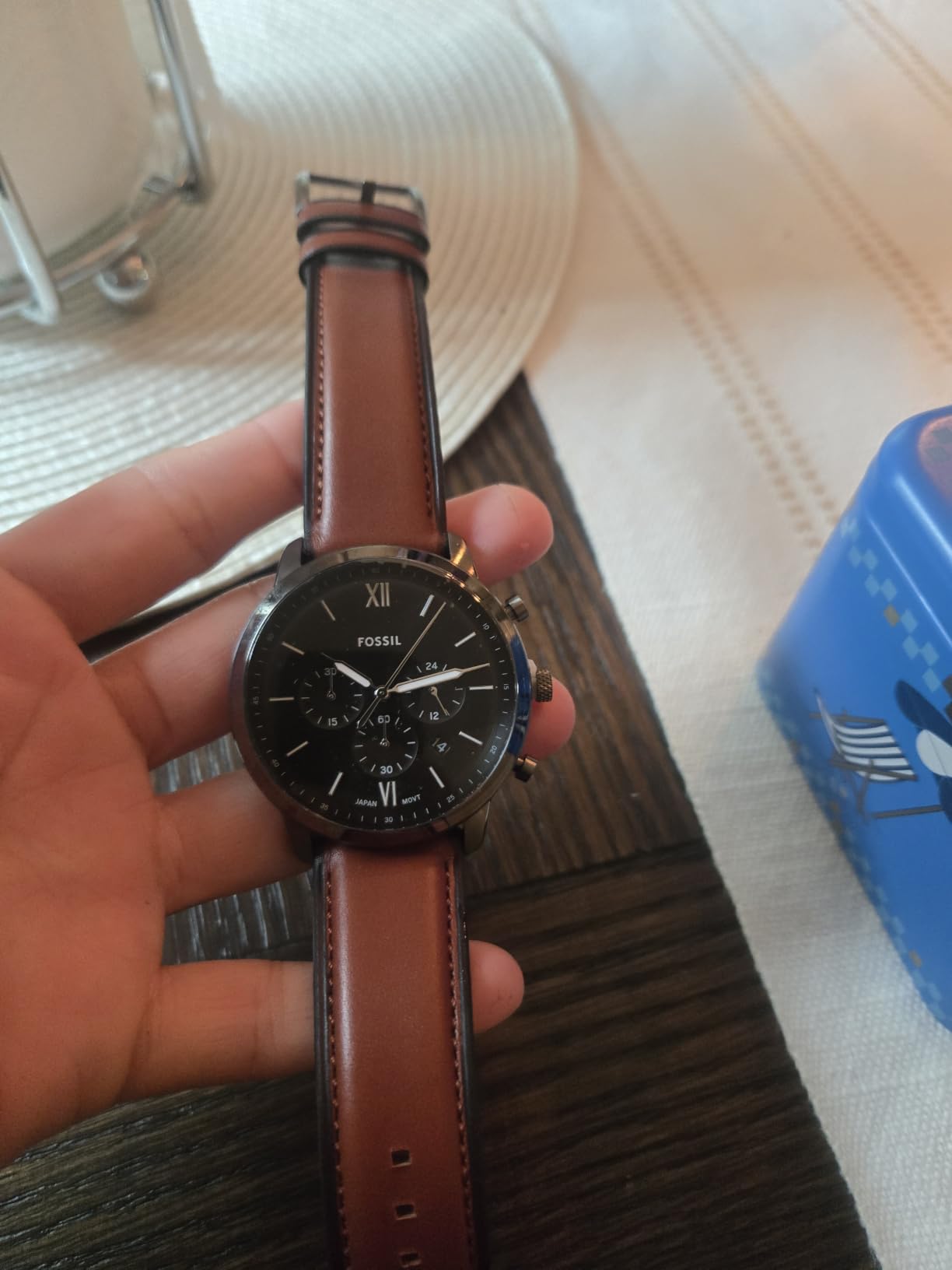 Men's Watch, Neutra Quartz Stainless Steel Chronograph Watch for Men customer photo 1