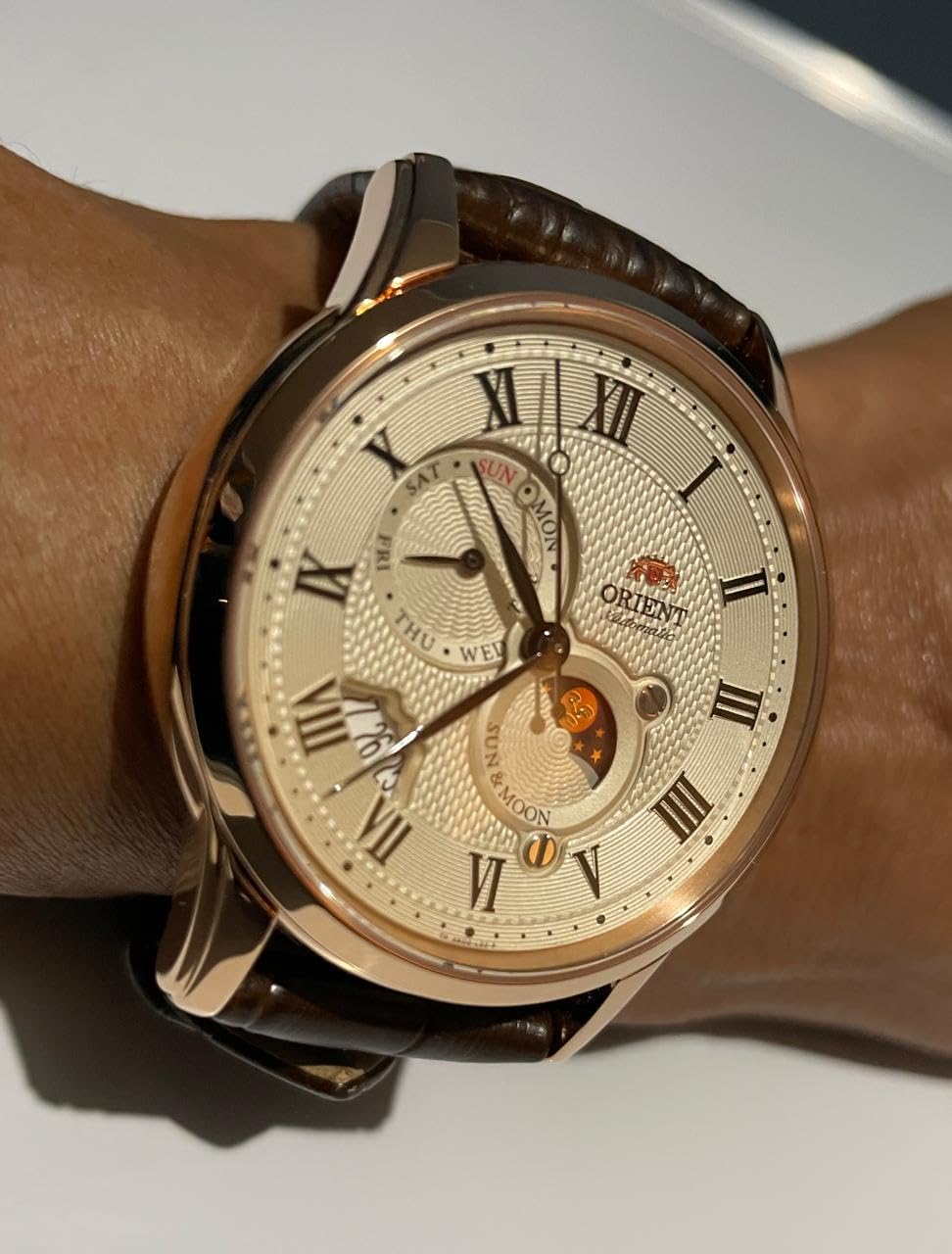 Orient Sun & Moon Automatic Self-Winding Mechanical Wrist Watch customer photo 1