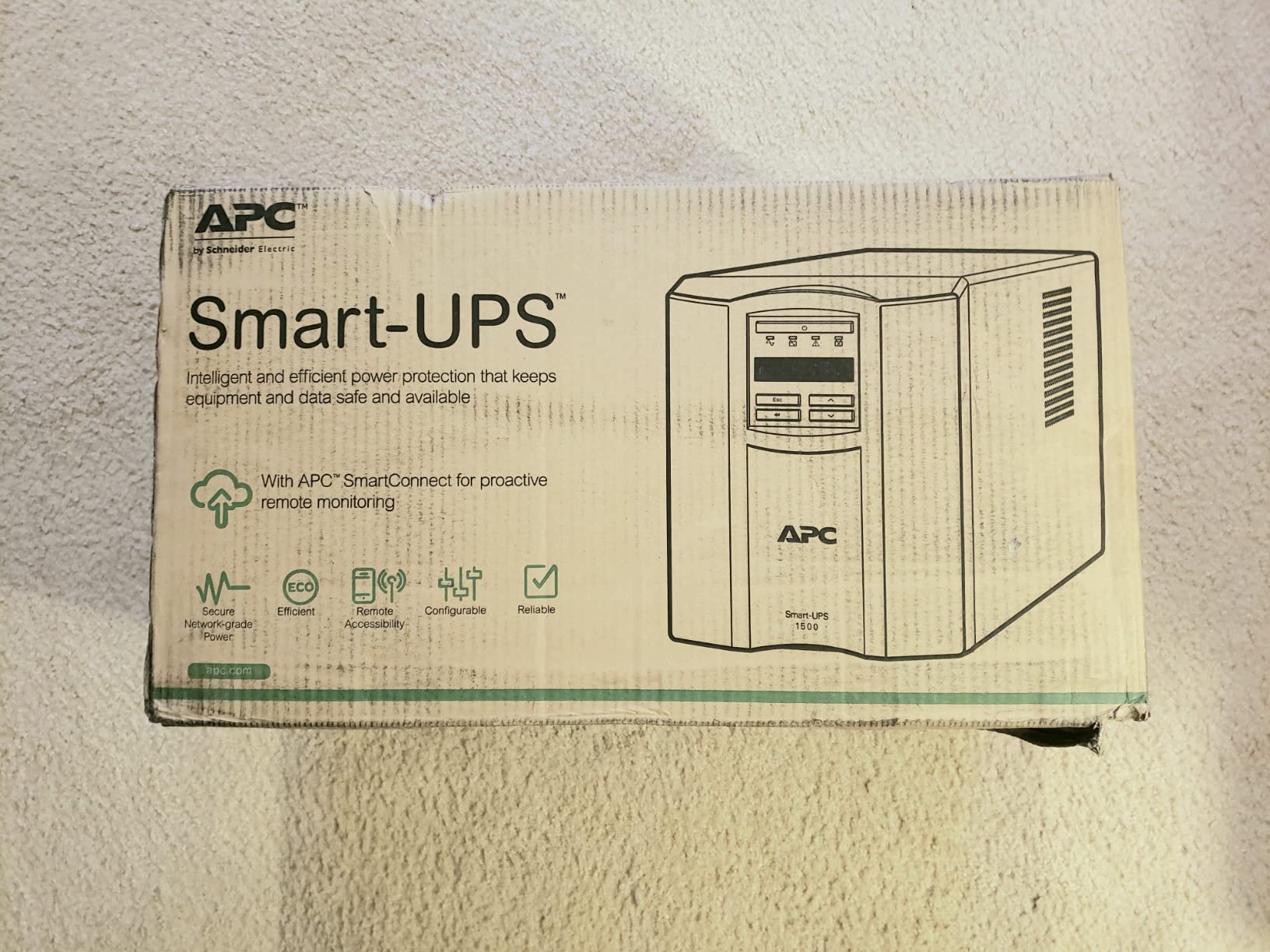 APC 1500VA Smart UPS with SmartConnect, SMT1500C Sinewave UPS Battery Backup, AVR, 120V, Line Interactive Uninterruptible Power Supply customer photo 1