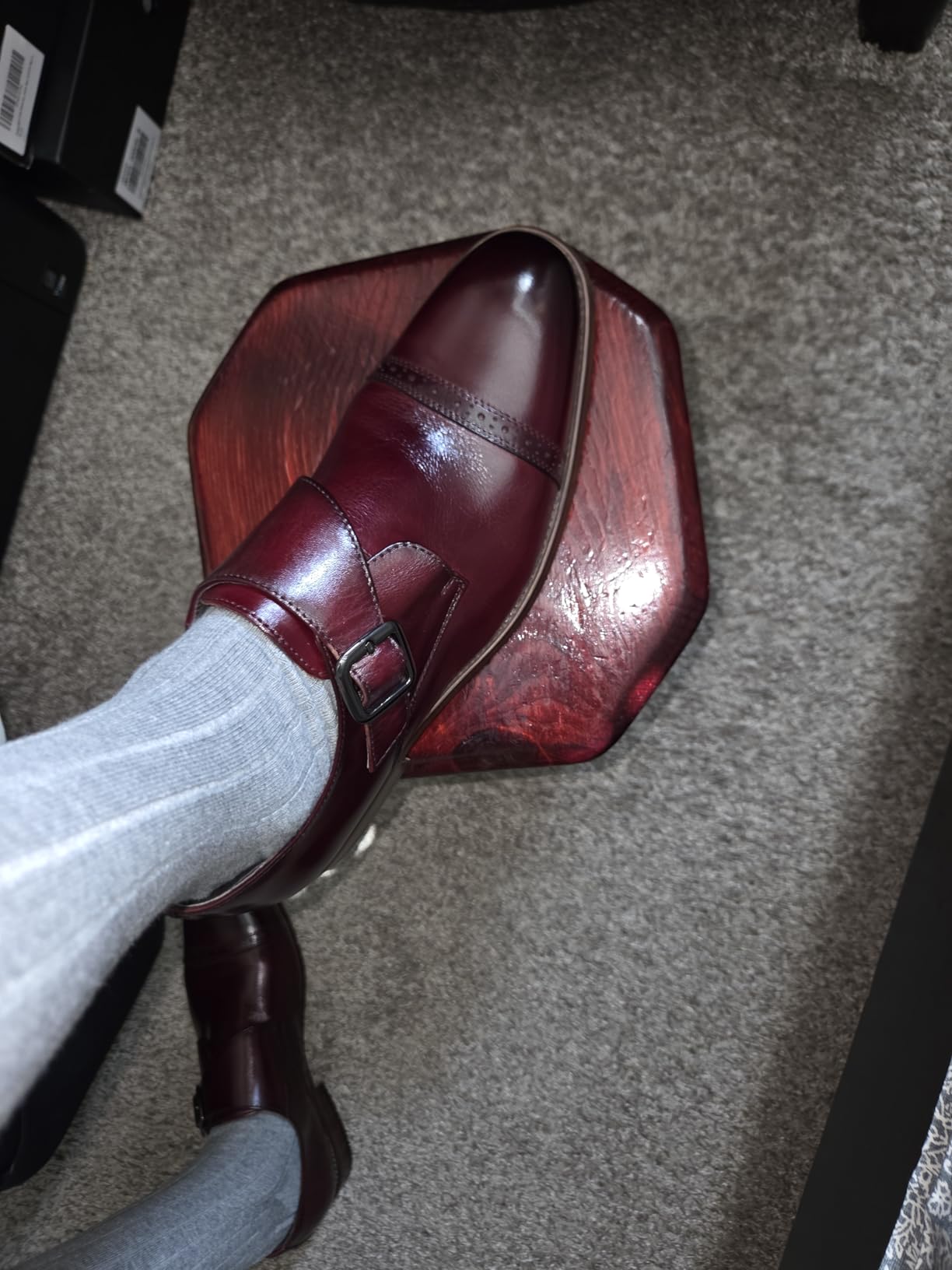 Stacy Adams Desmond Cap-Toe Monk-Strap Loafer customer photo 1