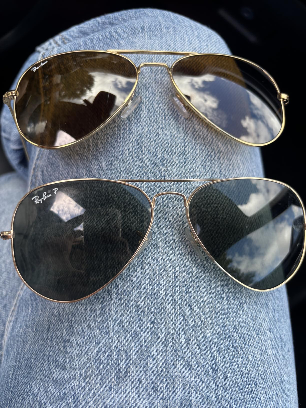 Pro Acme Classic Aviator Sunglasses for Women & Men Glass Lens Metal Frame UV400 Driver Sunglasses customer photo 1