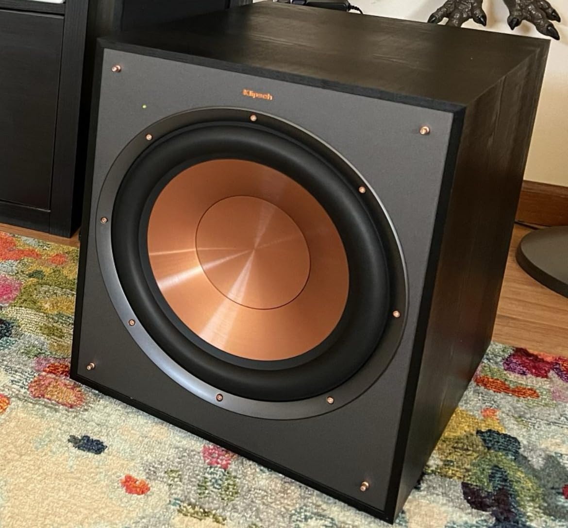 Klipsch R-120SW Subwoofer, Black customer photo 1