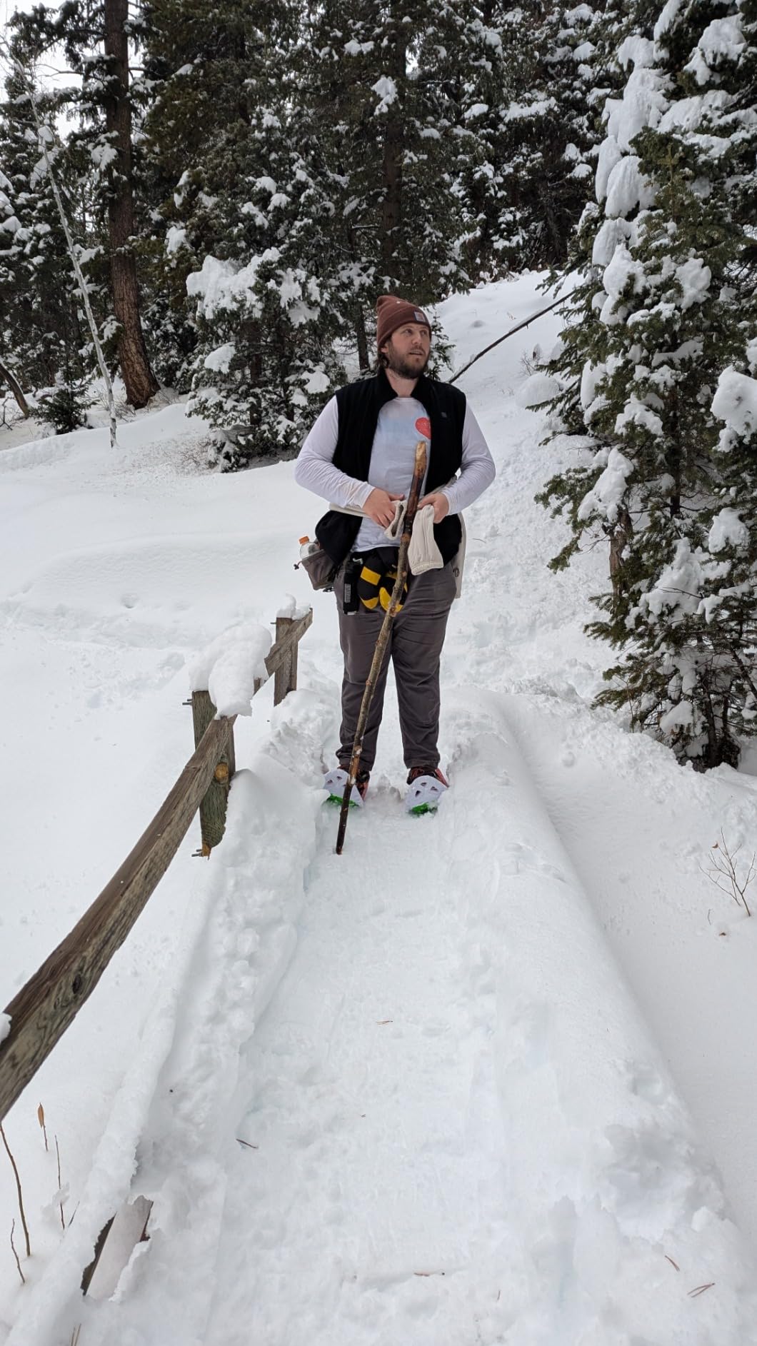 Crescent Moon EVA Unisex Ultralight EVA Foam Snowshoes for Men & Women Adults, for Hiking and Running customer photo 2