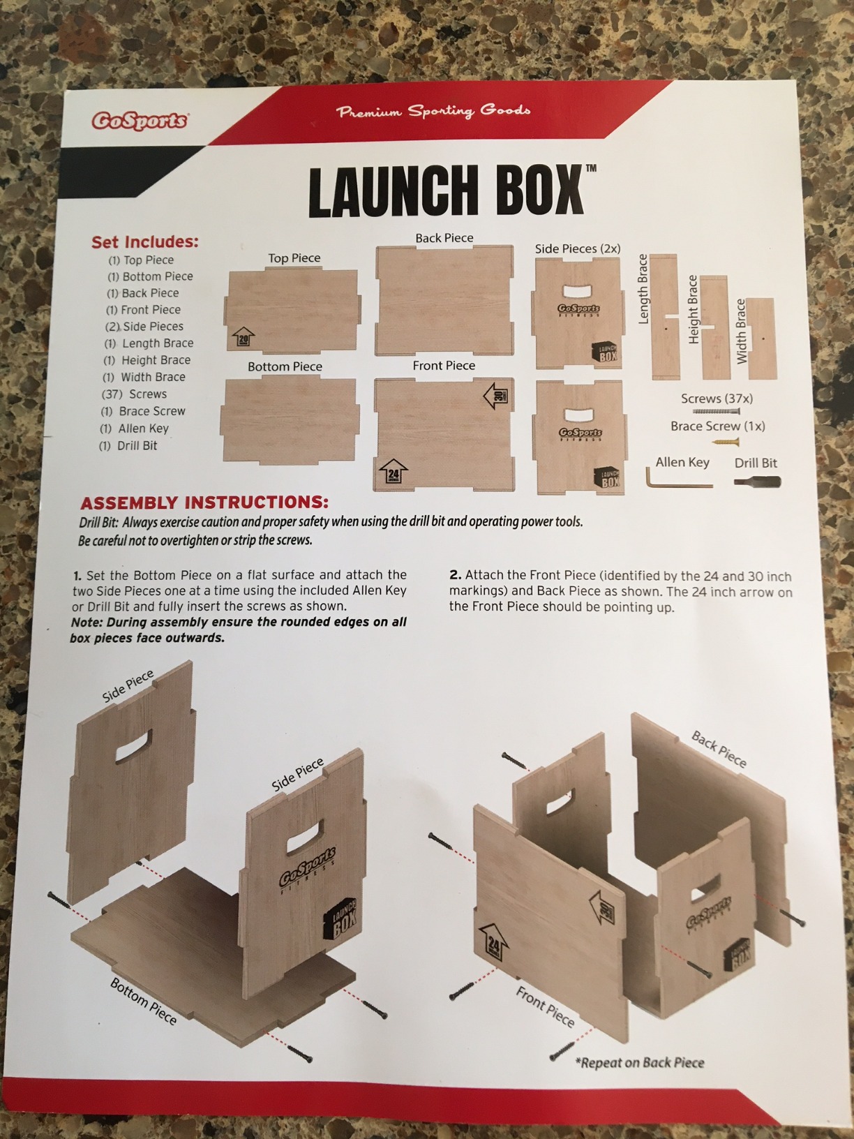 GoSports Fitness 3-in-1 Plyo Jump Box - Small, Standard, or XL customer photo 1