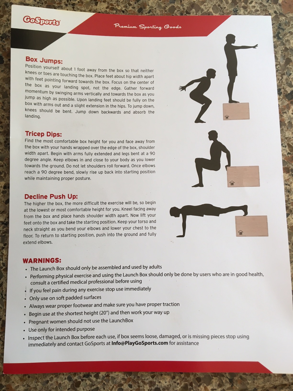 GoSports Fitness 3-in-1 Plyo Jump Box - Small, Standard, or XL customer photo 2