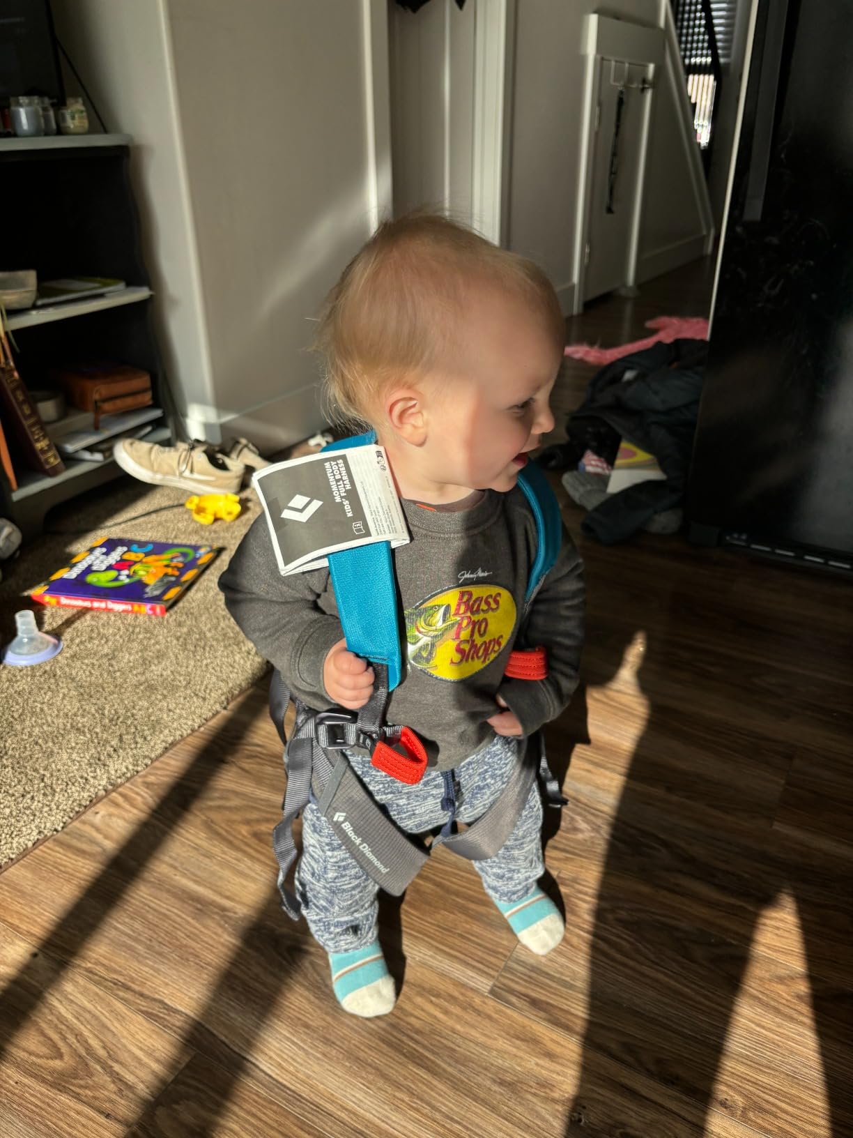 BLACK DIAMOND Kids' Momentum Safe Rock Climbing Harness, Indoor/Outdoor customer photo 2