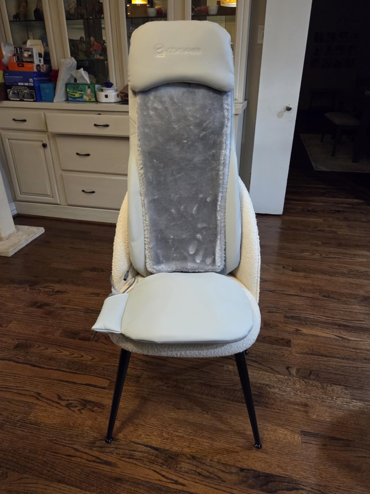 COMFIER Massager Chair with Heat, Shiatsu Neck Back Massager Portable with Compression & Rolling,Massage Chair Pad for Neck & Back for Muscle Tension Relief, Father Day Gift customer photo 1