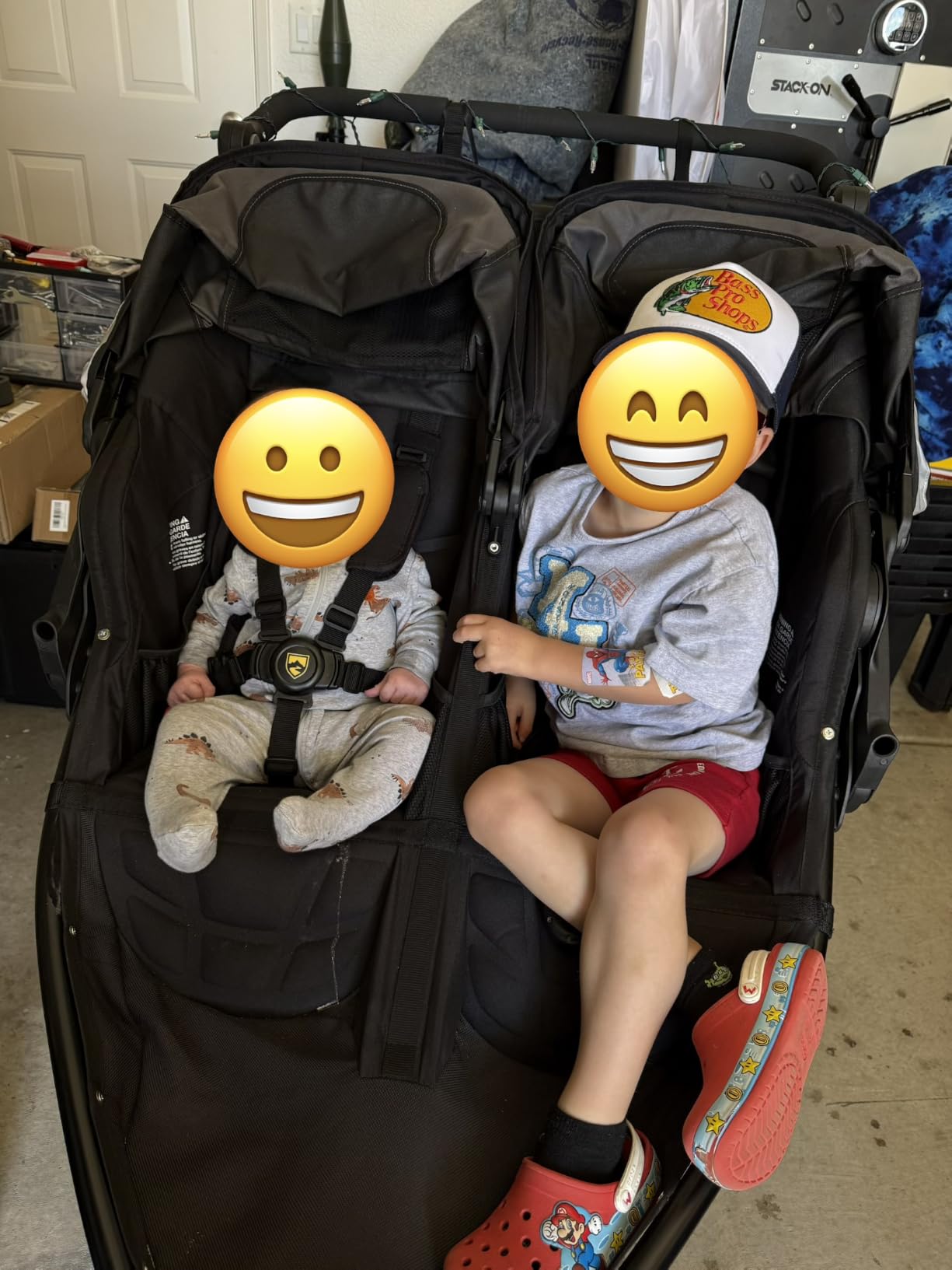 BOB Gear Revolution Flex 3.0 Duallie Jogging Stroller, Double Stroller, Graphite Black customer photo 1