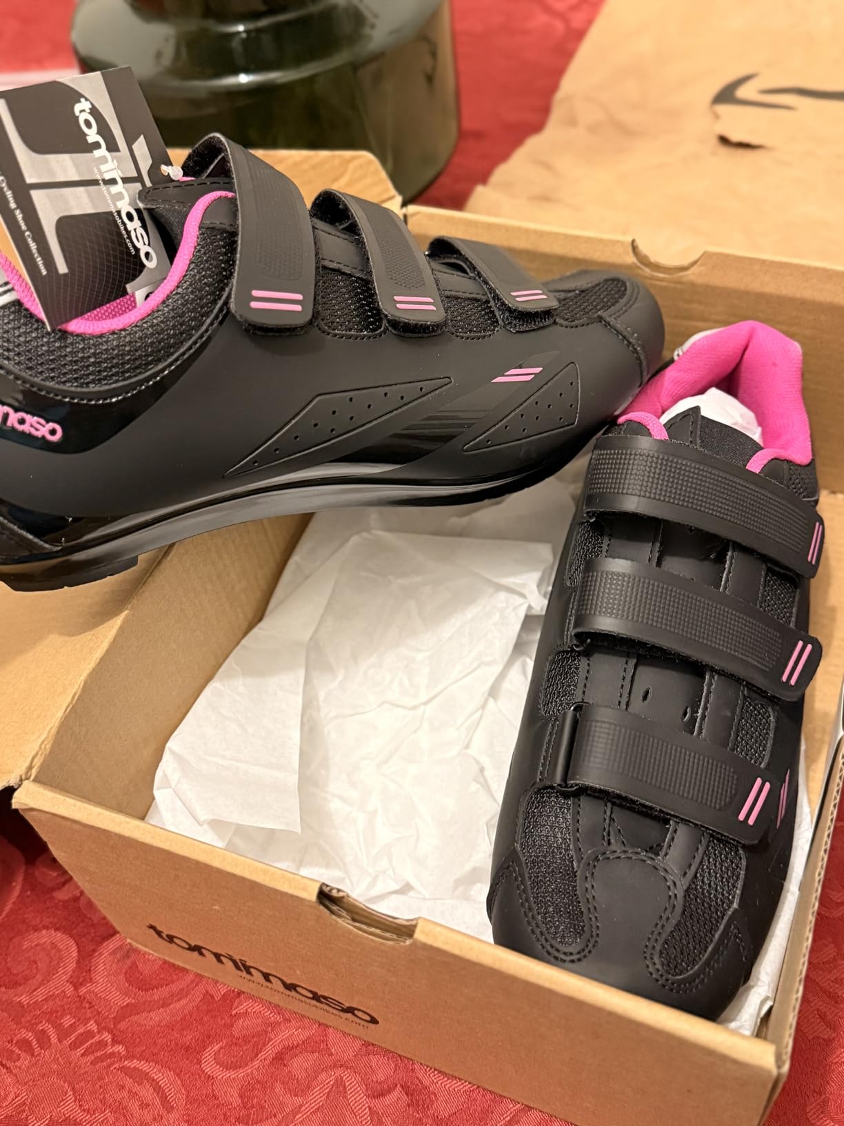 Tommaso Pista SPD Cycling Shoes for Women - Ready to Ride with Pre-Installed SPD Cleats for Spin Classes & Indoor Bikes customer photo 1
