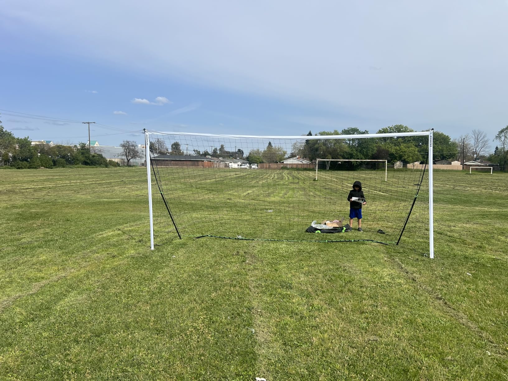 QUICKPLAY Kickster Soccer Goal Range - Ultra Portable | Quick and Easy Set Up | Includes Net and Carry Bag | Available in 7 Sizes | Backyard Soccer Net for Kids & Adults customer photo 1