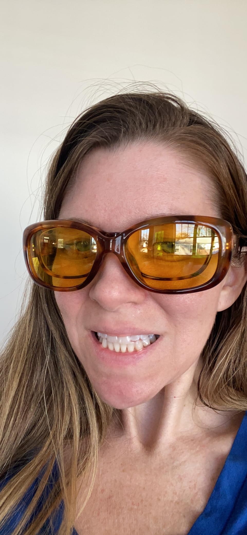 SOJOS Vintage Square Sunglasses for Women Polarized UV Protection Havana Frame SJ2111 customer photo 1
