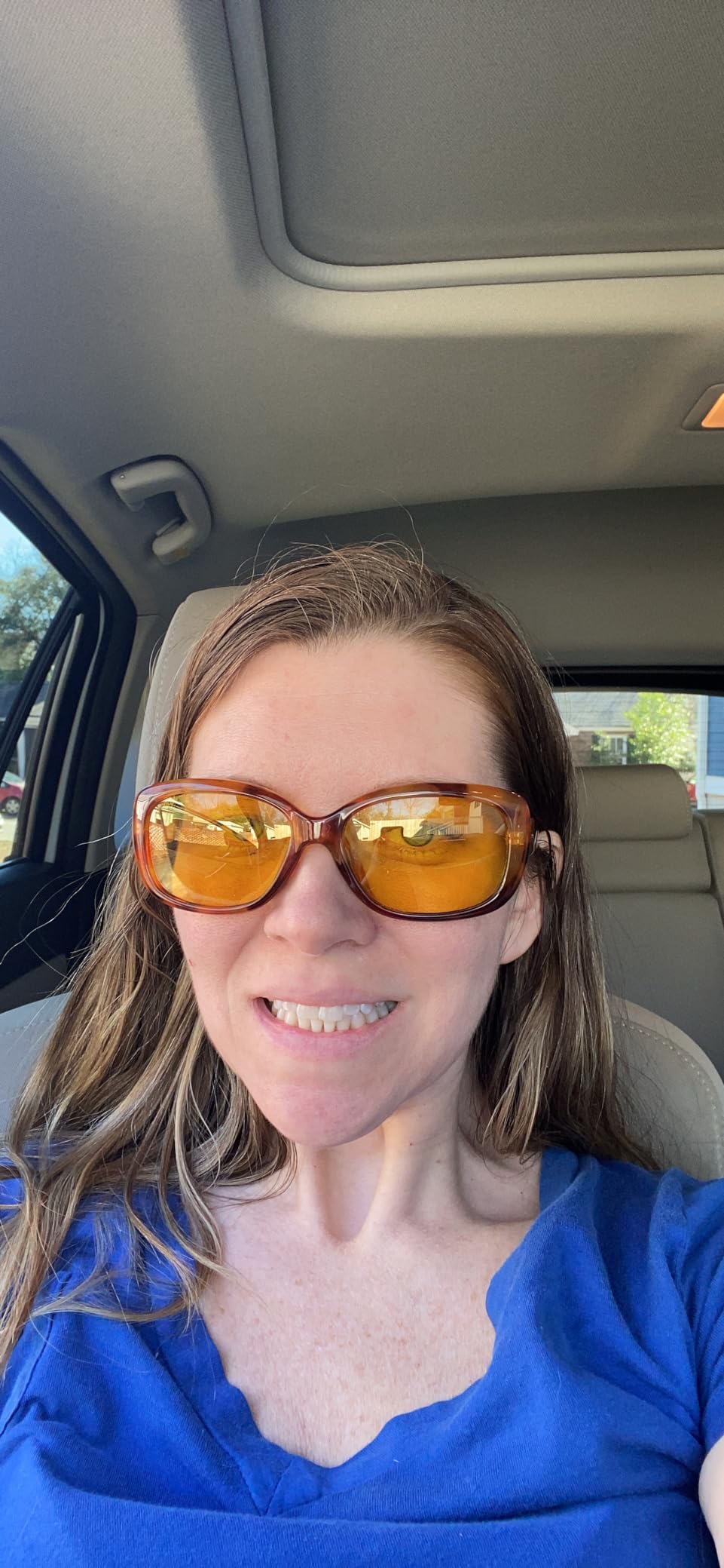 SOJOS Vintage Square Sunglasses for Women Polarized UV Protection Havana Frame SJ2111 customer photo 2