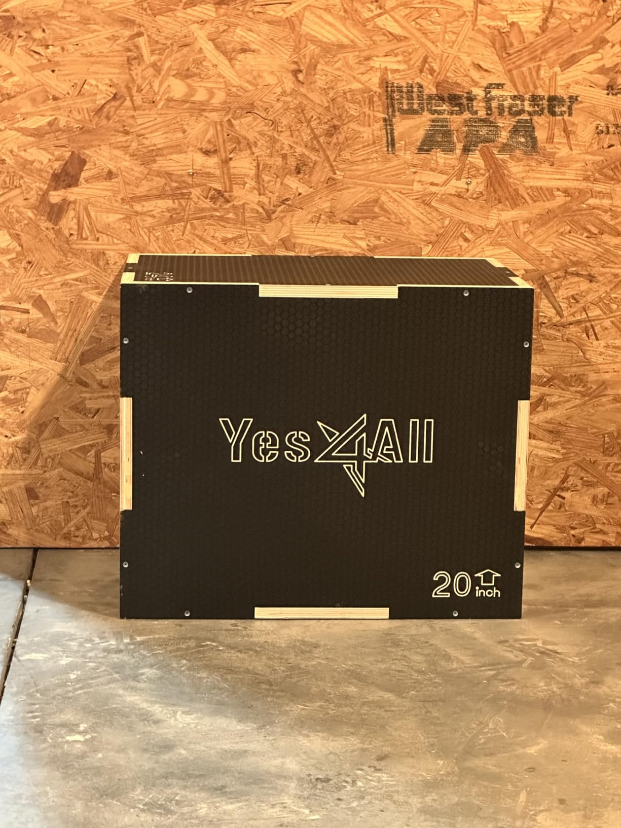Yes4All 3 in 1 Non-Slip Wooden Plyo Box, Step Up Box for Workout customer photo 2