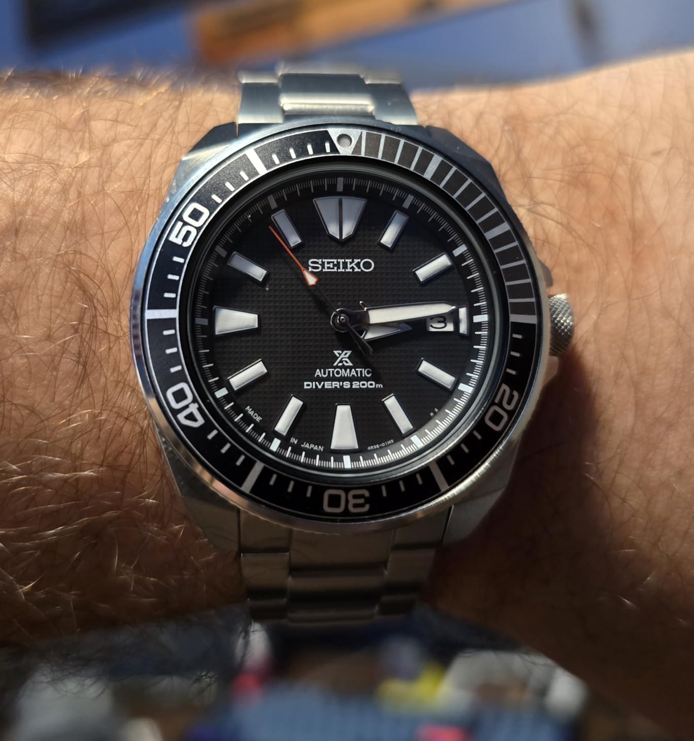 Seiko Men's SRPF03 Prospex Automatic Dive Watch, 200M Water Resistant customer photo 1