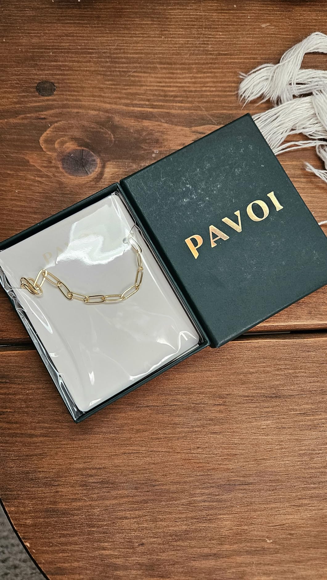 PAVOI 14K Gold Plated Curb Paperclip Box Sphere Bead Snake Herringbone and Figaro Chain Adjustable Necklace customer photo 2