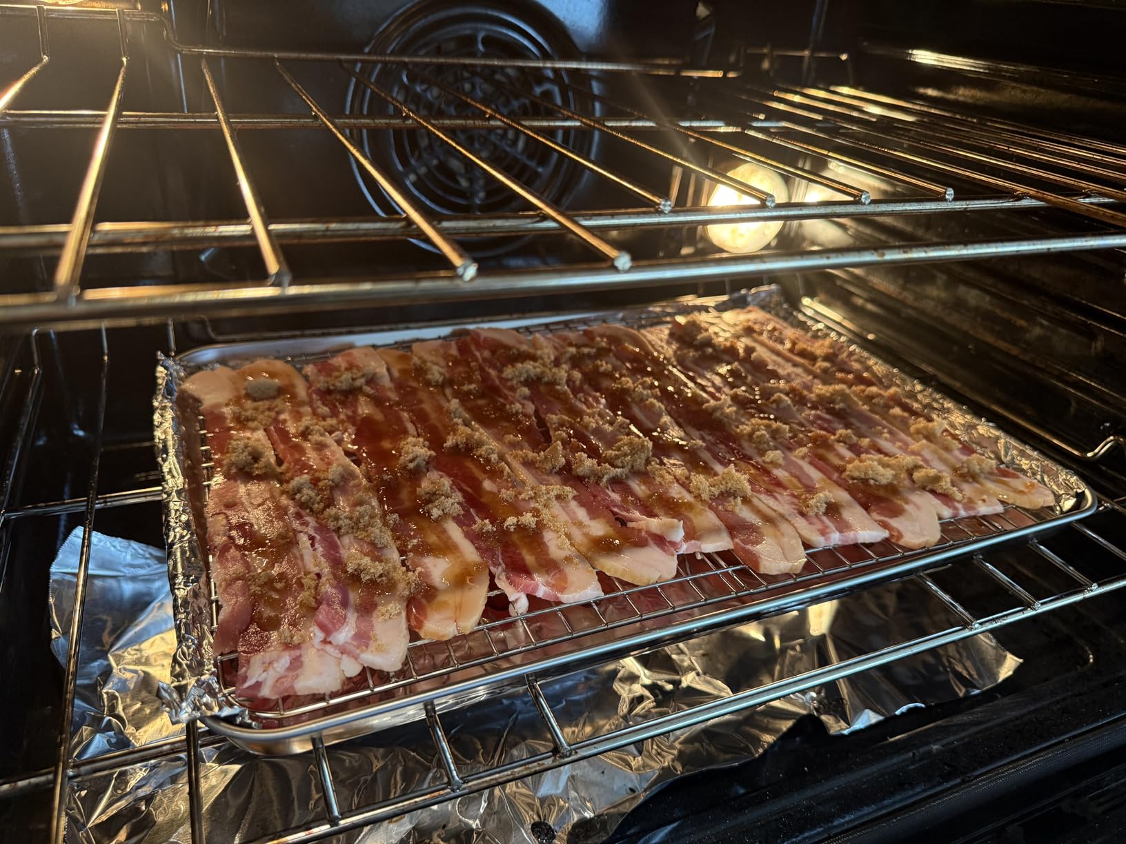 ROTTAY Baking Sheet, Half Sheet Pan with Cooling Rack Set [2 Pans + 2 Racks], Stainless Steel Baking Pan for Oven, Warp Resistant & Heavy Duty & Rust Free, Size 18 x 12 x 1 Inches customer photo 2
