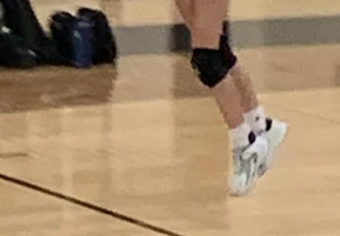 Adidas Womens Exhibit B MidBasketball Shoe customer photo 2