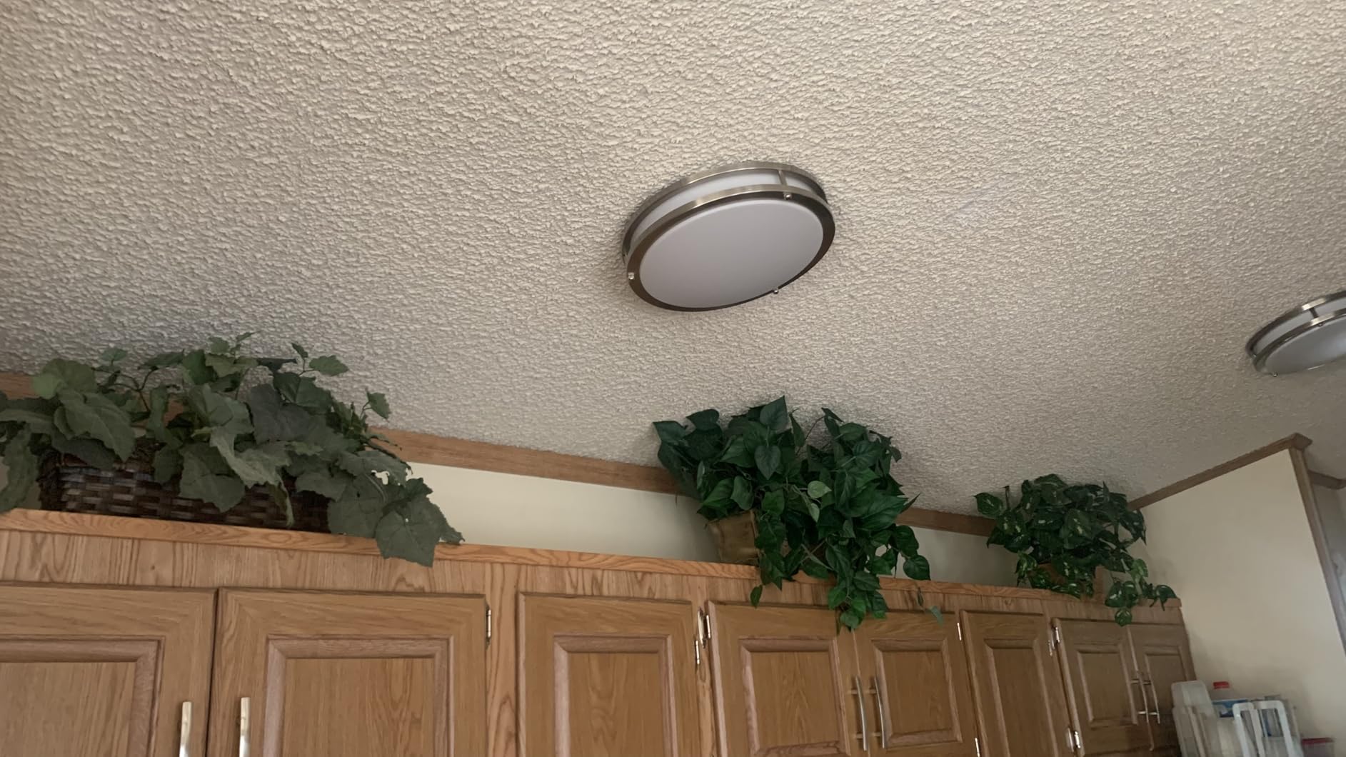 2-Pack 36W LED Ceiling Light Fixture (450W Equiv), 12IN Modern Flush Mount Ceiling Lights, Dimmable Ceiling Lamps Super Bright 3200LM, 3000K/4000K/5000K Adjustable for Bedroom Kitchen Bathroom Hallway customer photo 1