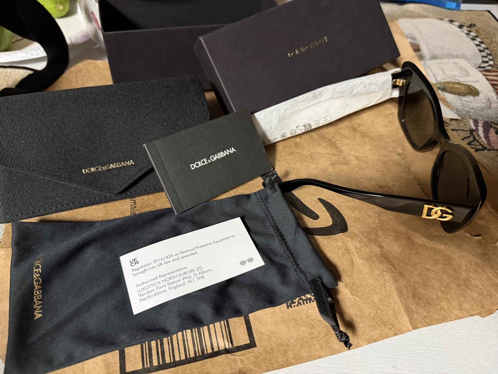 Dolce & Gabbana DG 4405 Black/Grey Shaded Women Sunglasses customer photo 1