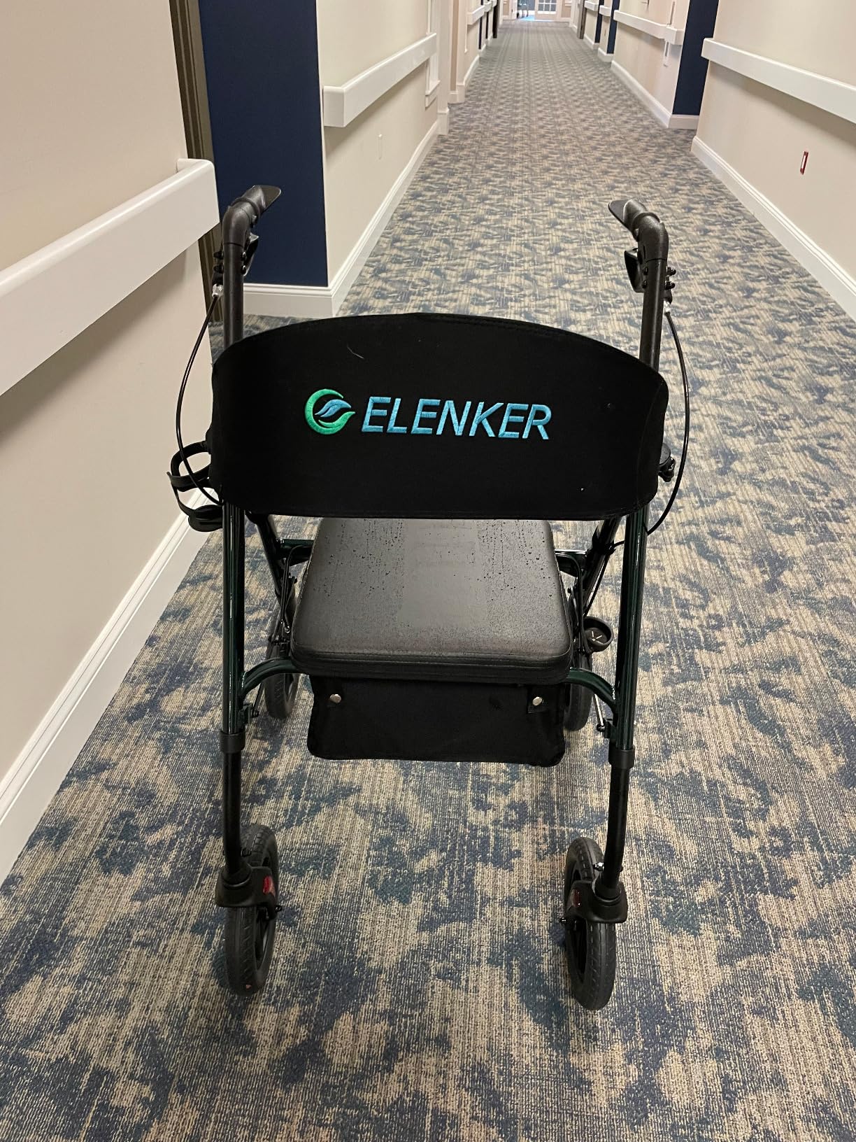 ELENKER All-Terrain Rollator Walker with 10