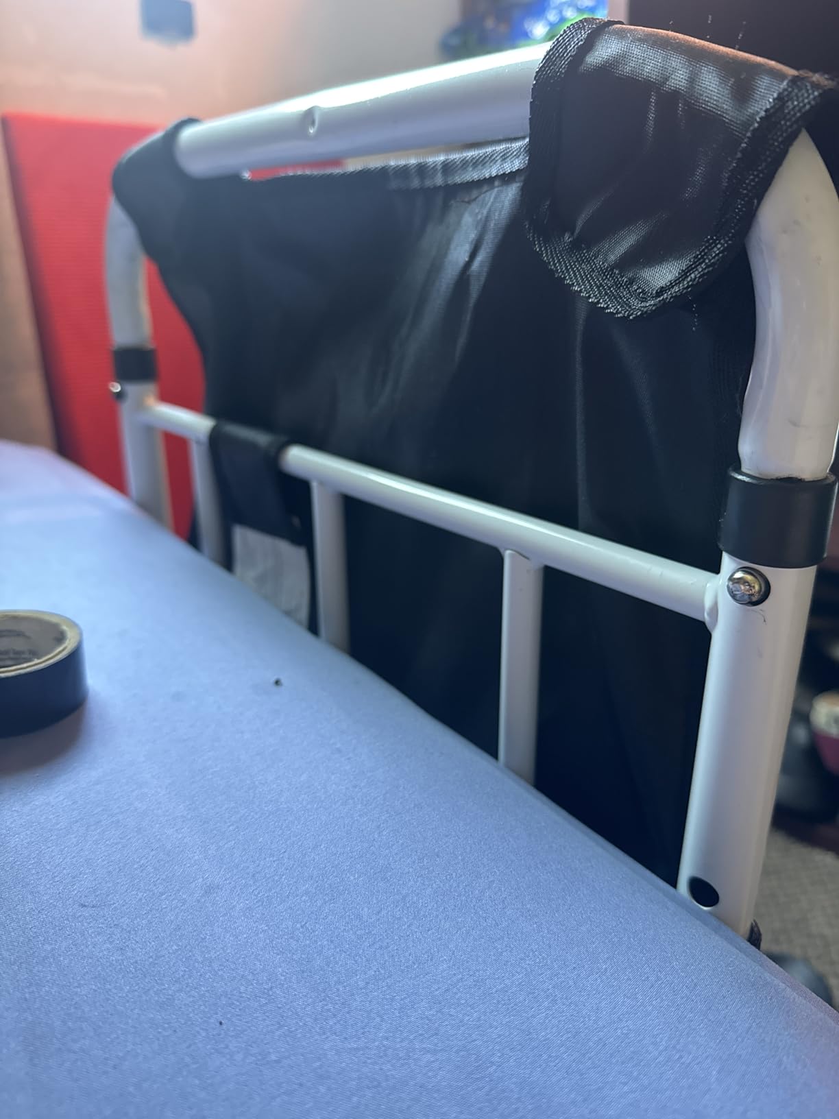 Bed Rails for Elderly Adults Safety - ASTM Approved 2026 Upgrade Adjustable Bed Cane with Non-Slip Ergonomic Handle & Storage Pocket, Bed Railings for Seniors Load 380 LBS, Tool-Free, Model BM03-1 customer photo 1
