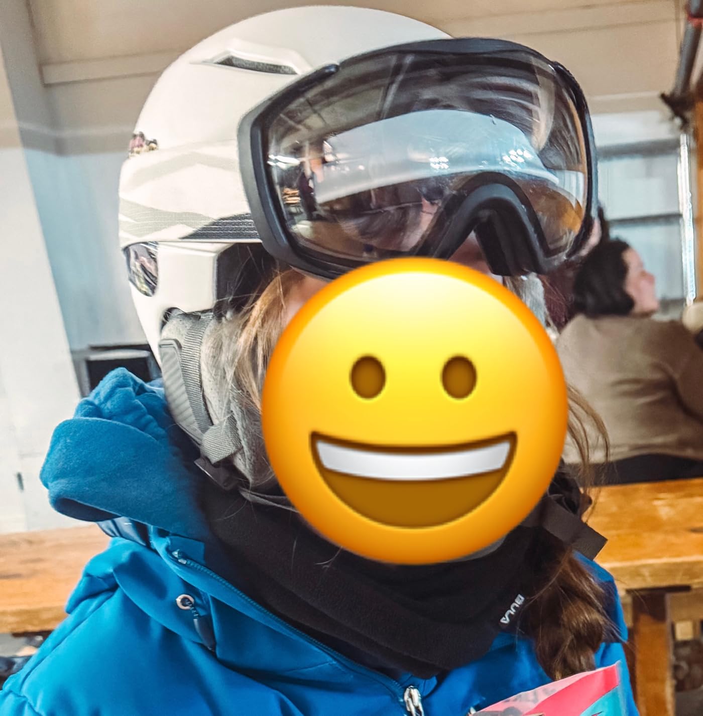 OutdoorMaster Ski Goggles with Cover, Anti-Fog OTG Snow/Snowboard Goggles | Built-in goggle cover helps protect the lens, with OTG fit, anti-fog clarity, and comfort for skiing or snowboarding. customer photo 1