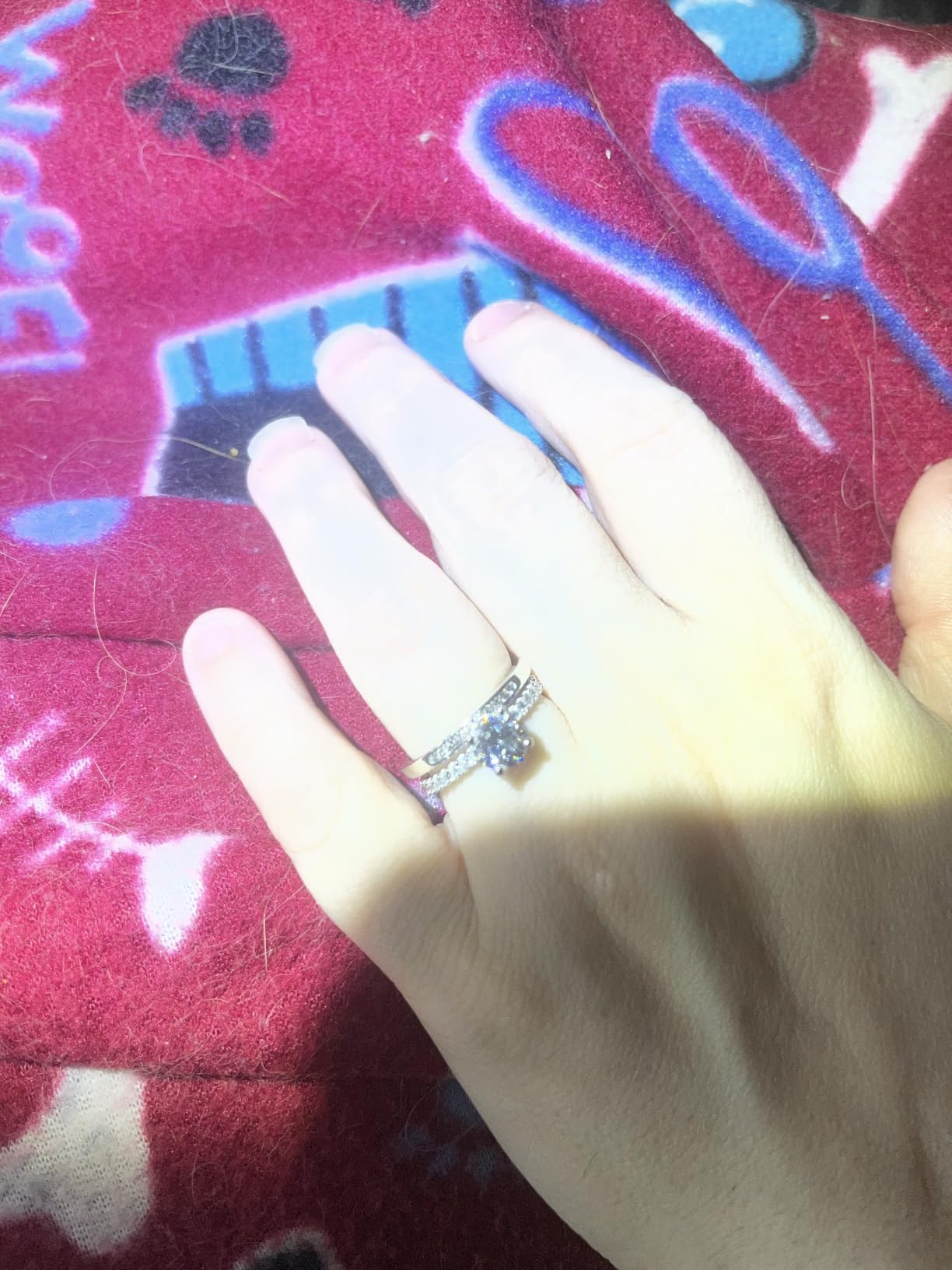 1-6 Carat LAB GROWN Round Cut Diamond Prong Set Solitaire Diamond Engagement Ring Band Wedding Ring for Women (E-F Color VS1-VS2 Clarity) customer photo 1