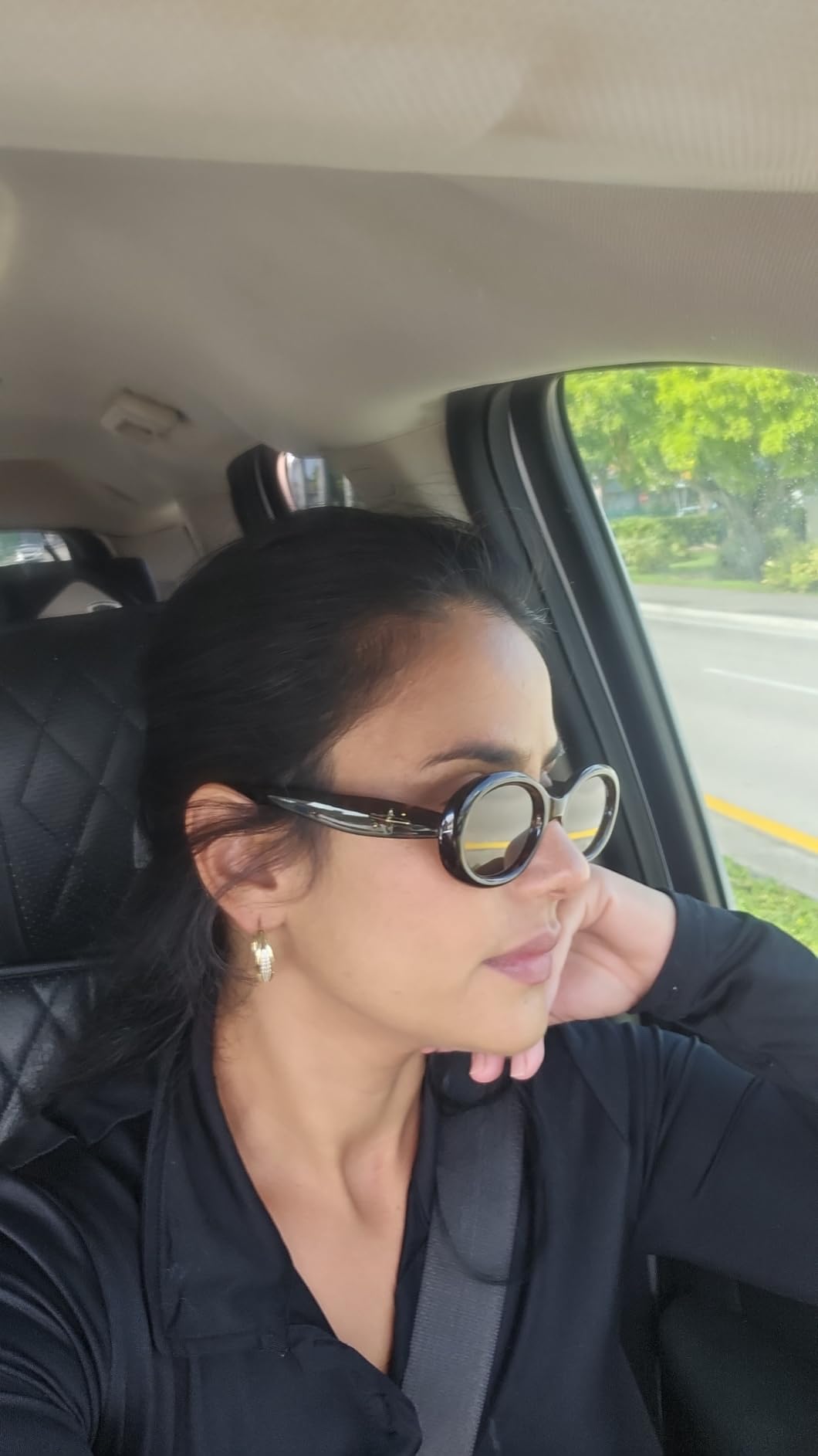 SOJOS Retro Oval Polarized Sunglasses for Women Men 90s Vintage UV400 Protection Tiny Sun Glasses SJ2286 customer photo 2