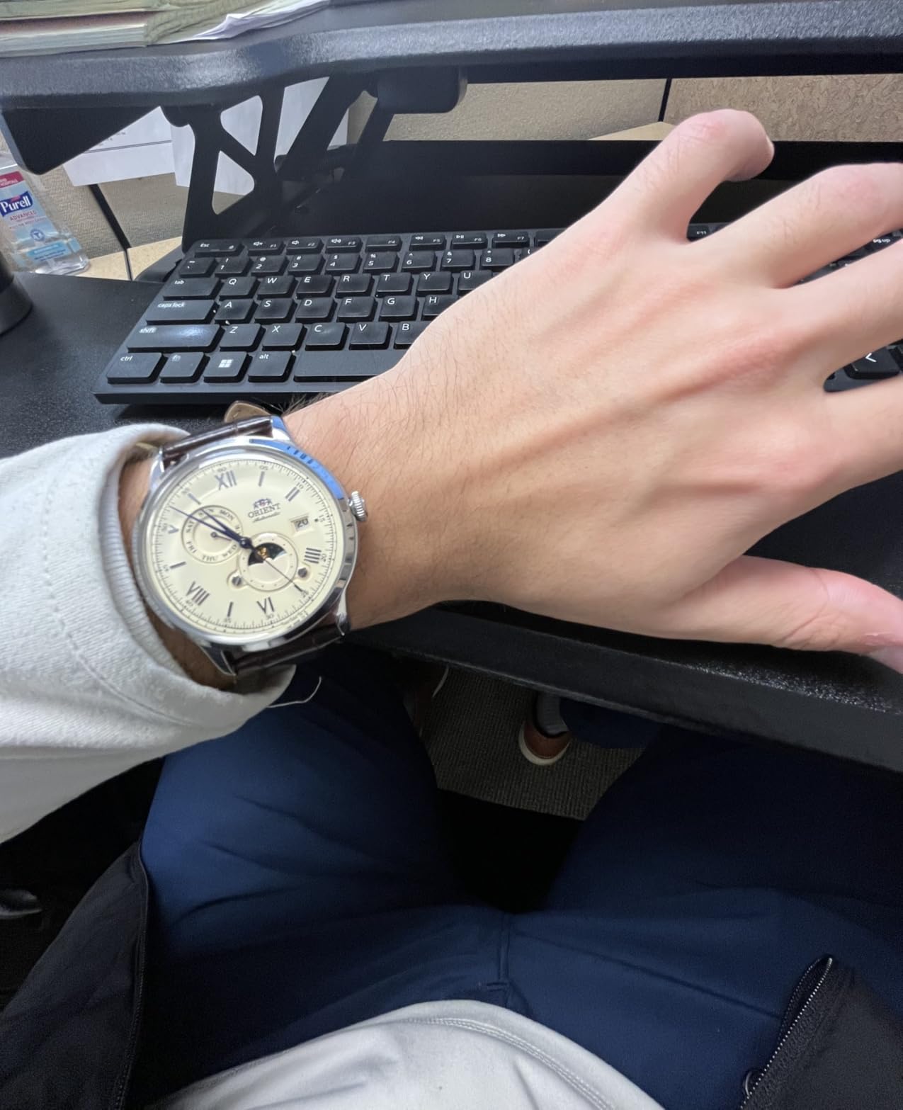 Orient Bambino Version Sun & Moon Automatic Self-Winding Mechanical Wrist Watch customer photo 1