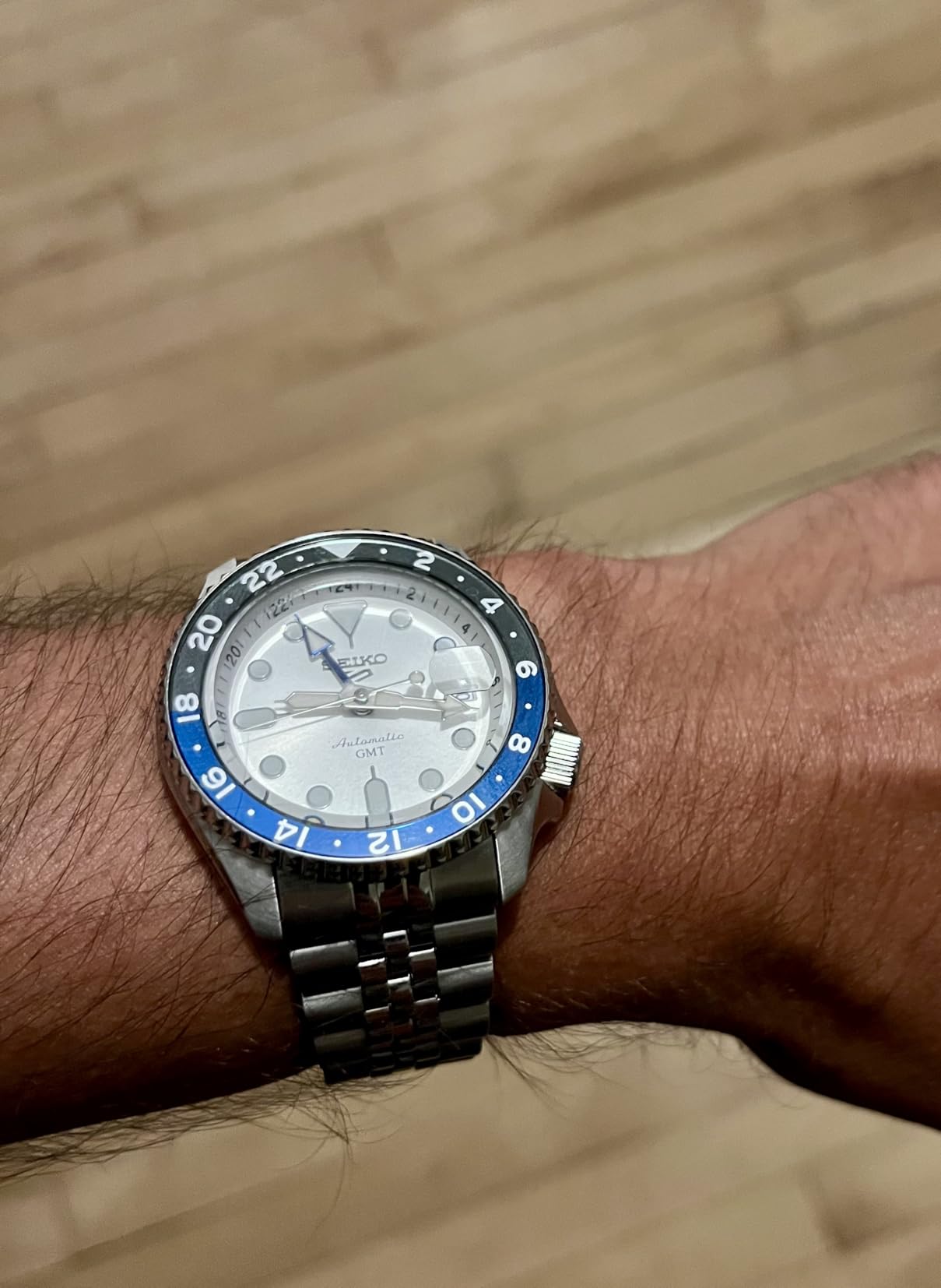 Seiko 5 Sports Collection Automatic Watch for Men - GMT Hand - Water-Resistant 100M customer photo 1