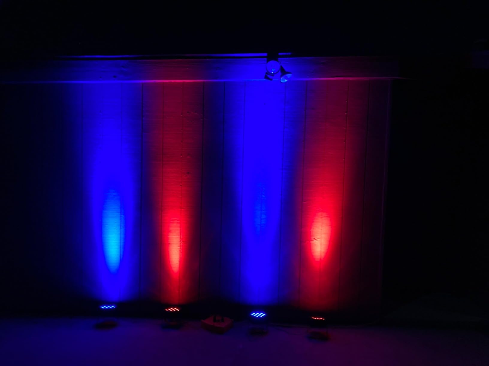 OPPSK 36LEDs RGB Stage Par Lights - 36W Sound Activated Multi Modes - Remote DMX Control - Uplights for Events DJ Music Dance Party Wedding Church Bar Club Stage Lighting (4Pack) customer photo 1