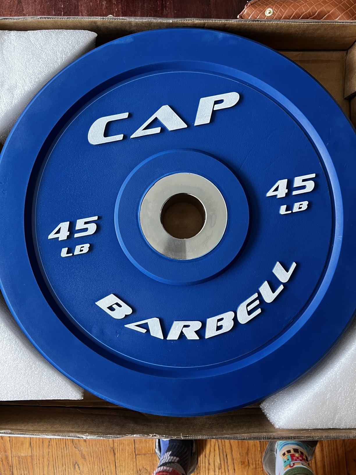 CAP Barbell Rubber Olympic Bumper Plate | Multiple Options/Colors customer photo 2
