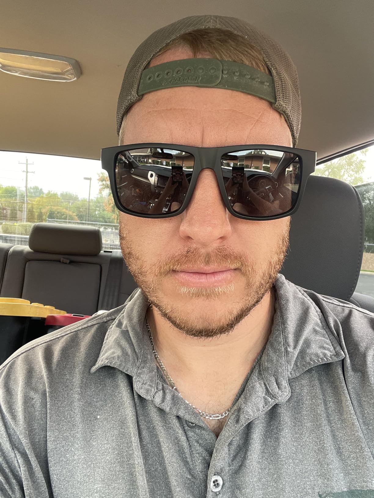 XXL Size Extra Large Square 157MM Polarized Sunglasses for Big Wide Heads Men TR90 Lightweight UV400 Glasses customer photo 2