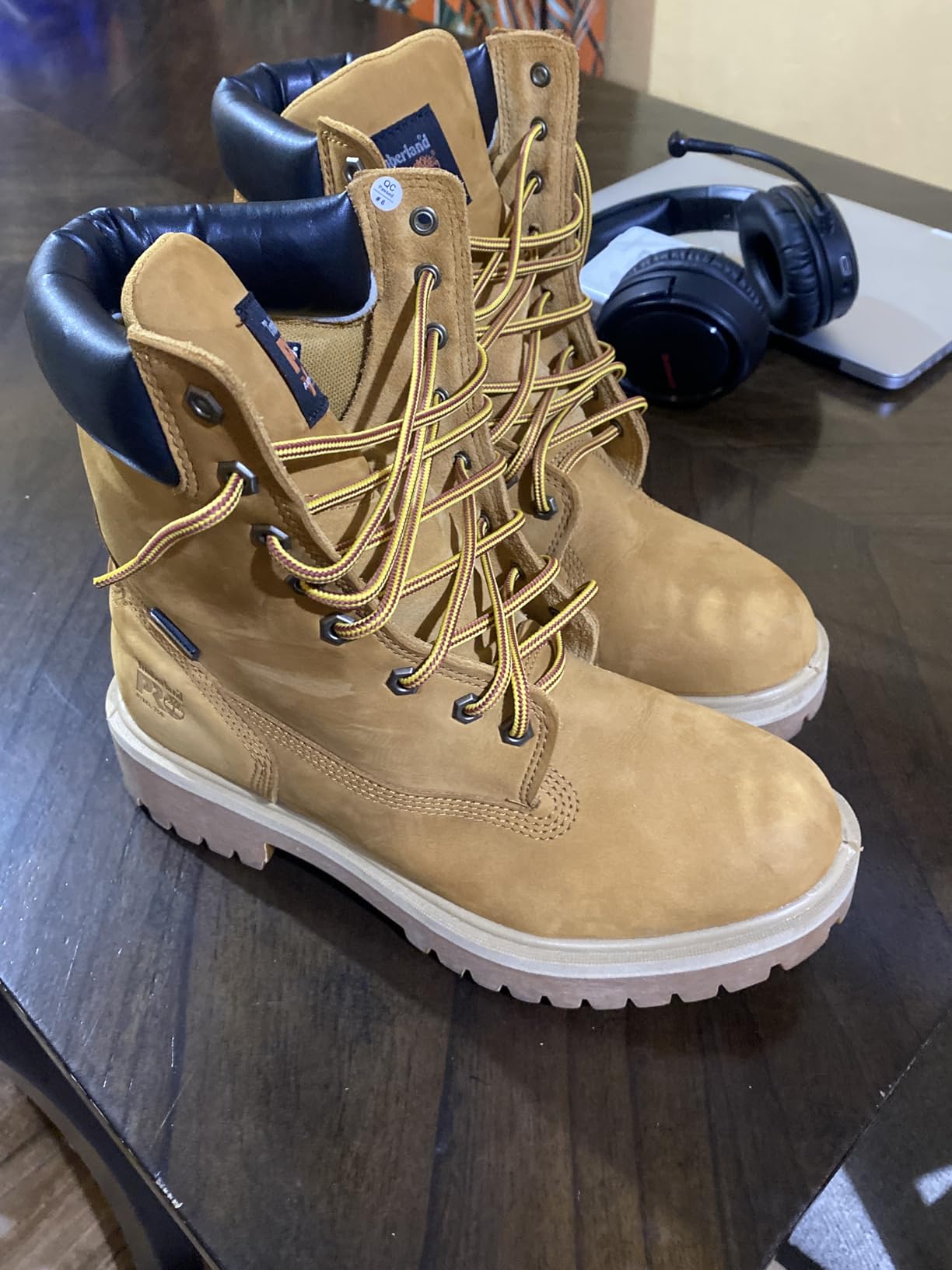 Timberland PRO mens Direct Attach 8 Inch Steel Safety Toe Insulated Waterproof Industrial Work Boot customer photo 1