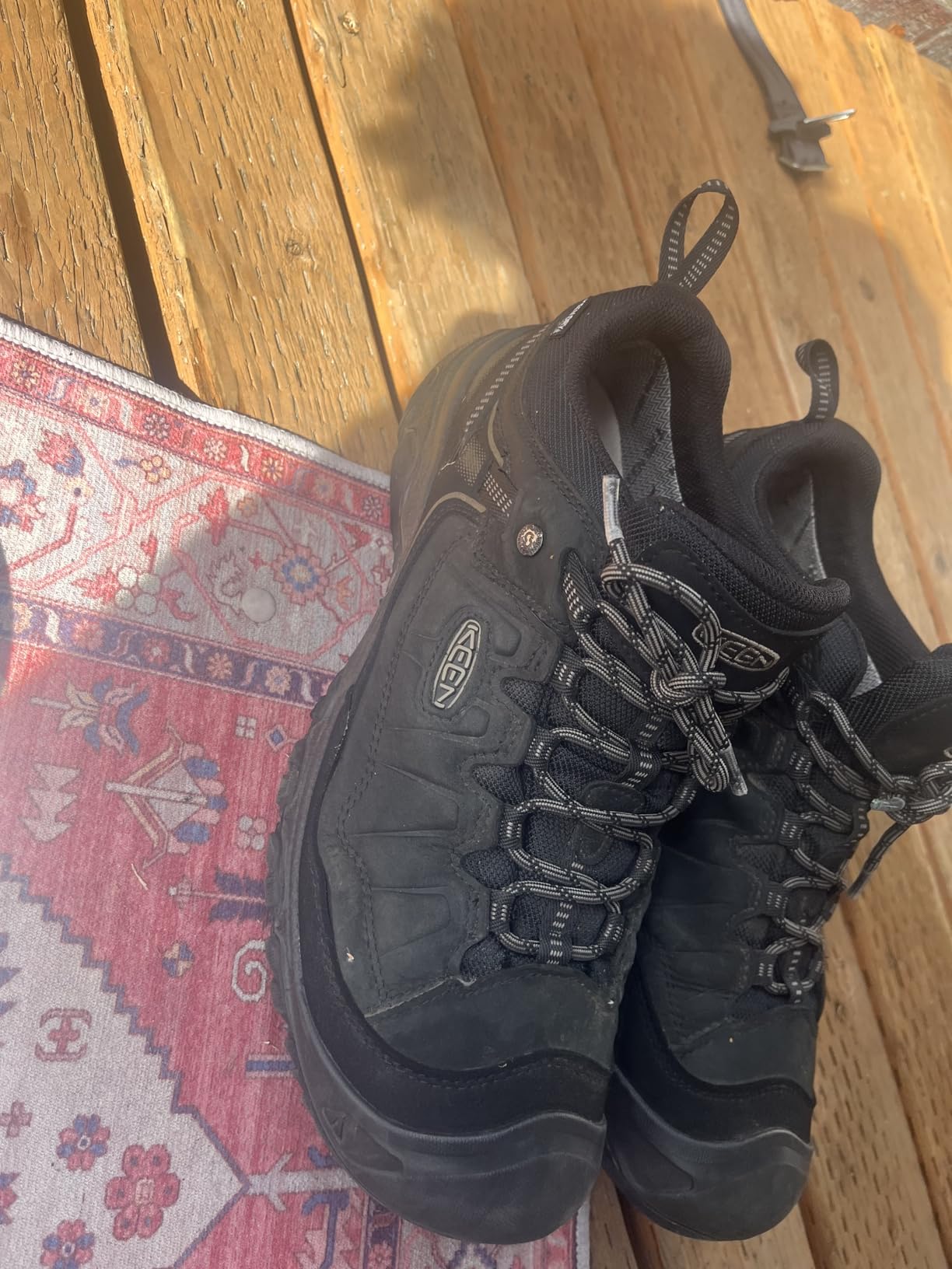 KEEN Men's Targhee 4 Low Height Waterproof Hiking Shoes customer photo 2