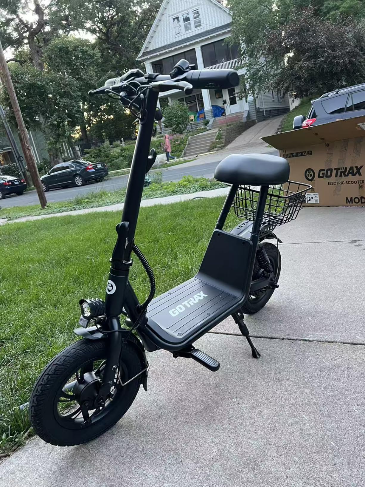 Gotrax A5 Electric Scooter w/Seat for Adults, 12