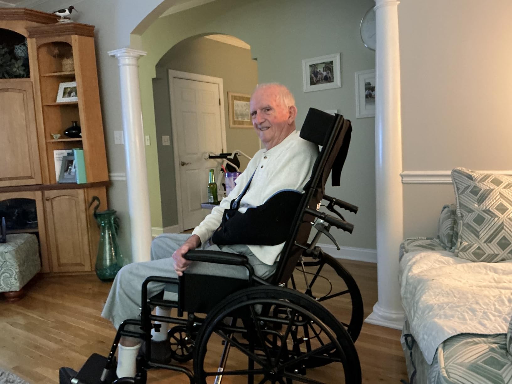 Vive Mobility Reclining Wheelchair with Elevating Leg Rests - Heavy Duty Recliner Wheel Chair for Seniors & Adults - Wide 18