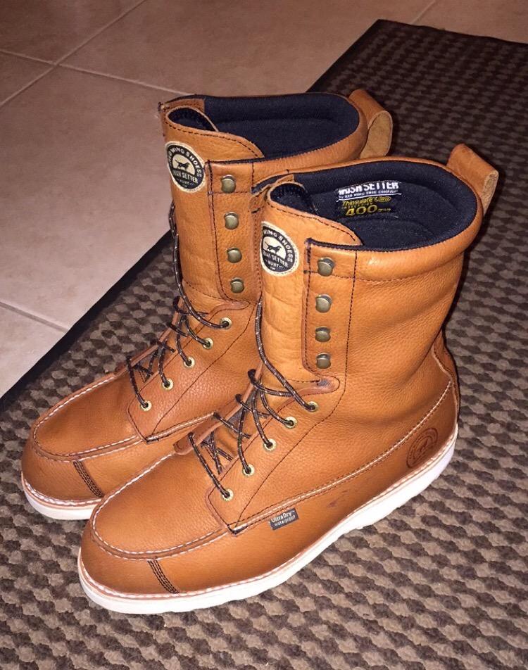 Irish Setter Wingshooter Men's Waterproof Insulated 400g Hunting Boot customer photo 2